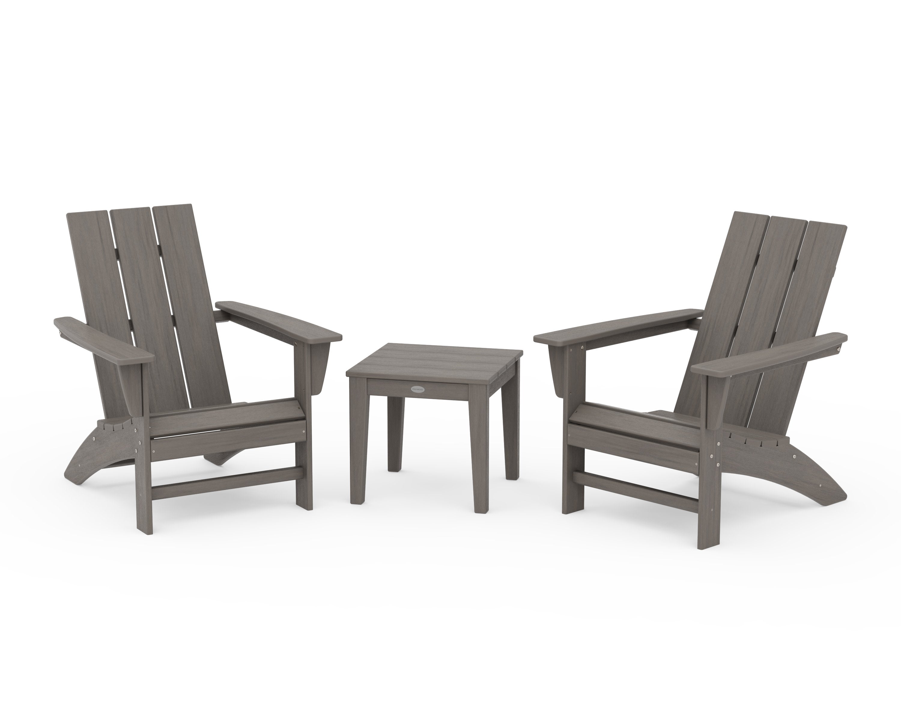 Modern Adirondack 3-Piece Set in Driftwood