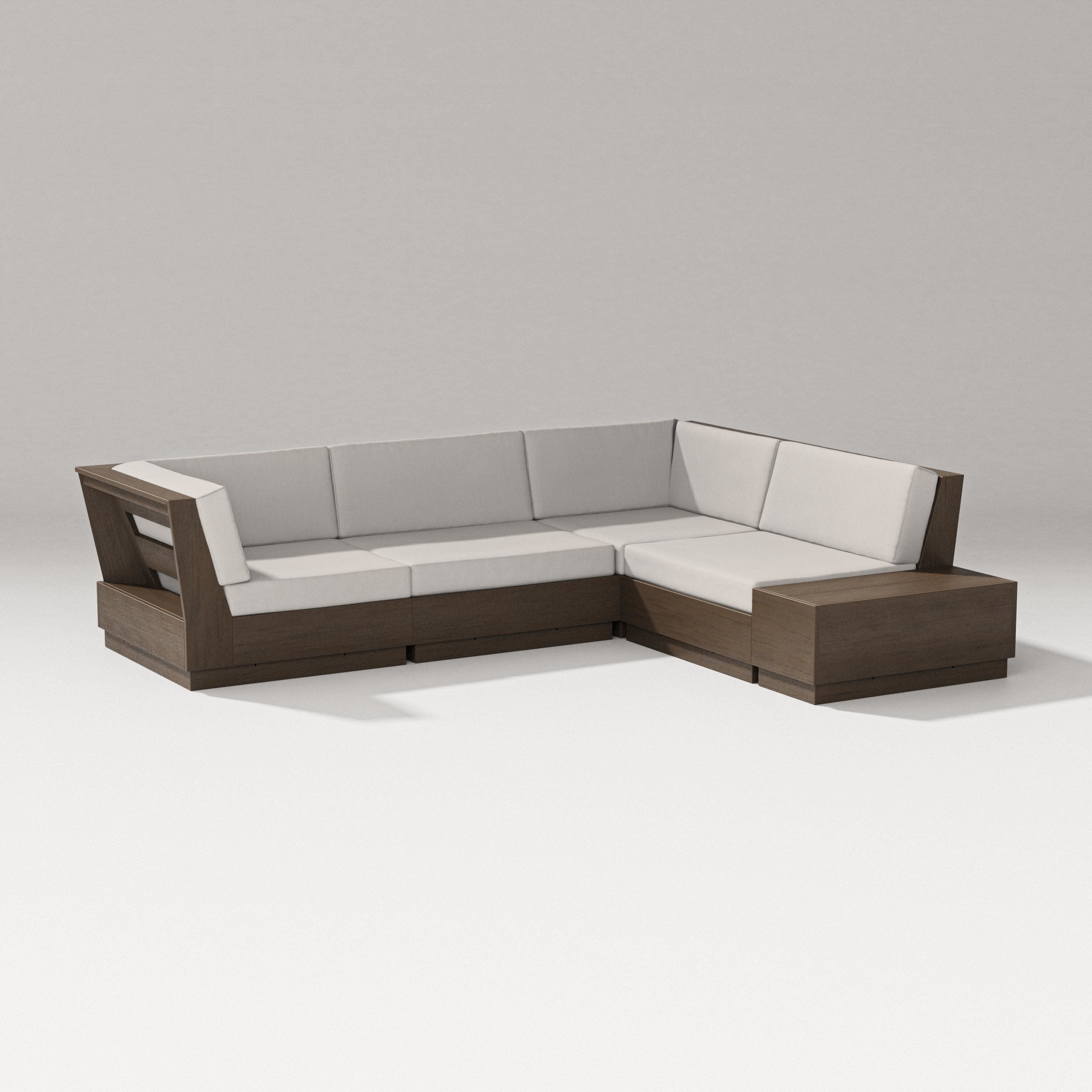 Elevate Corner Sectional in Kona / Cast Ash