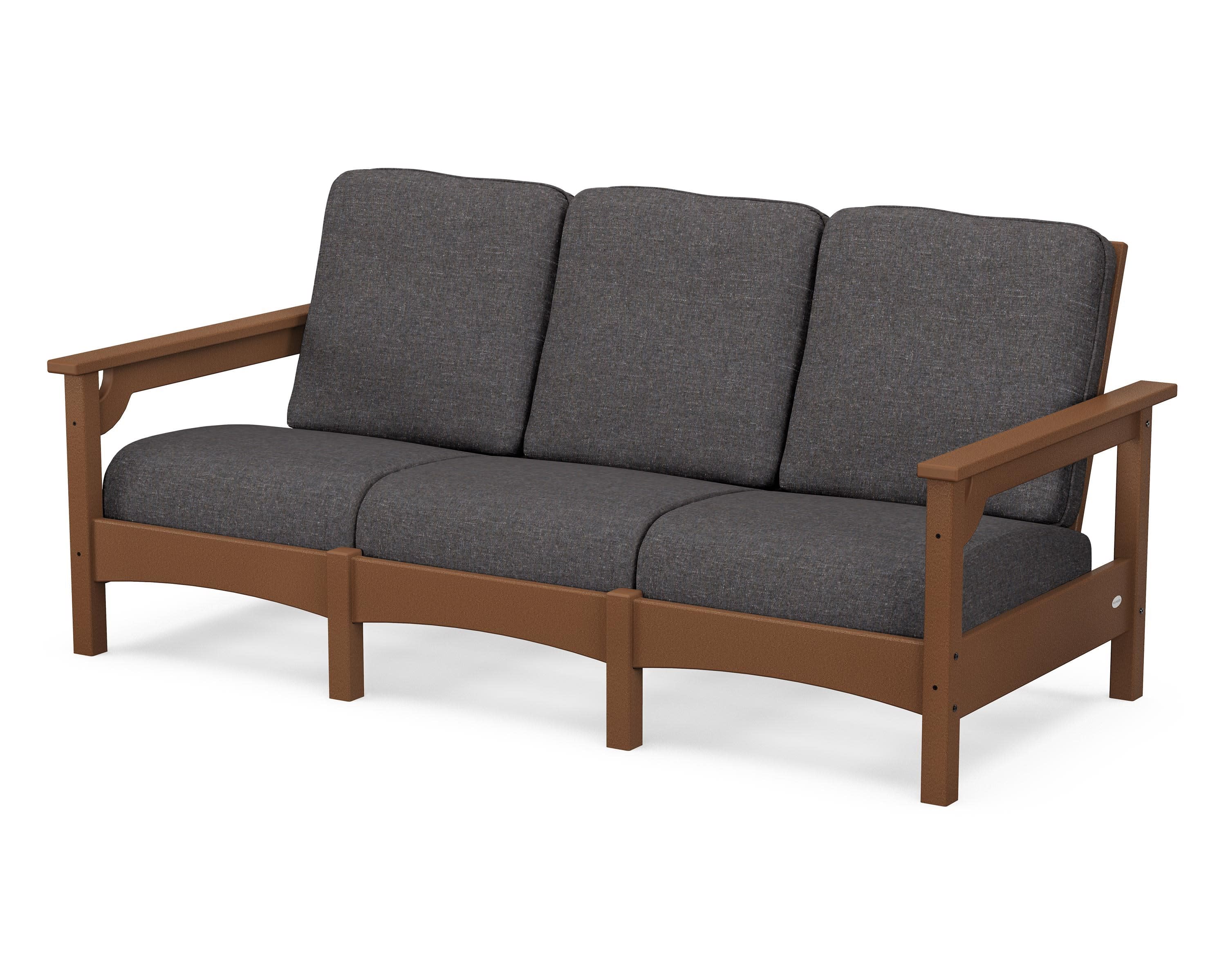 Club Sofa in Teak / Ash Charcoal