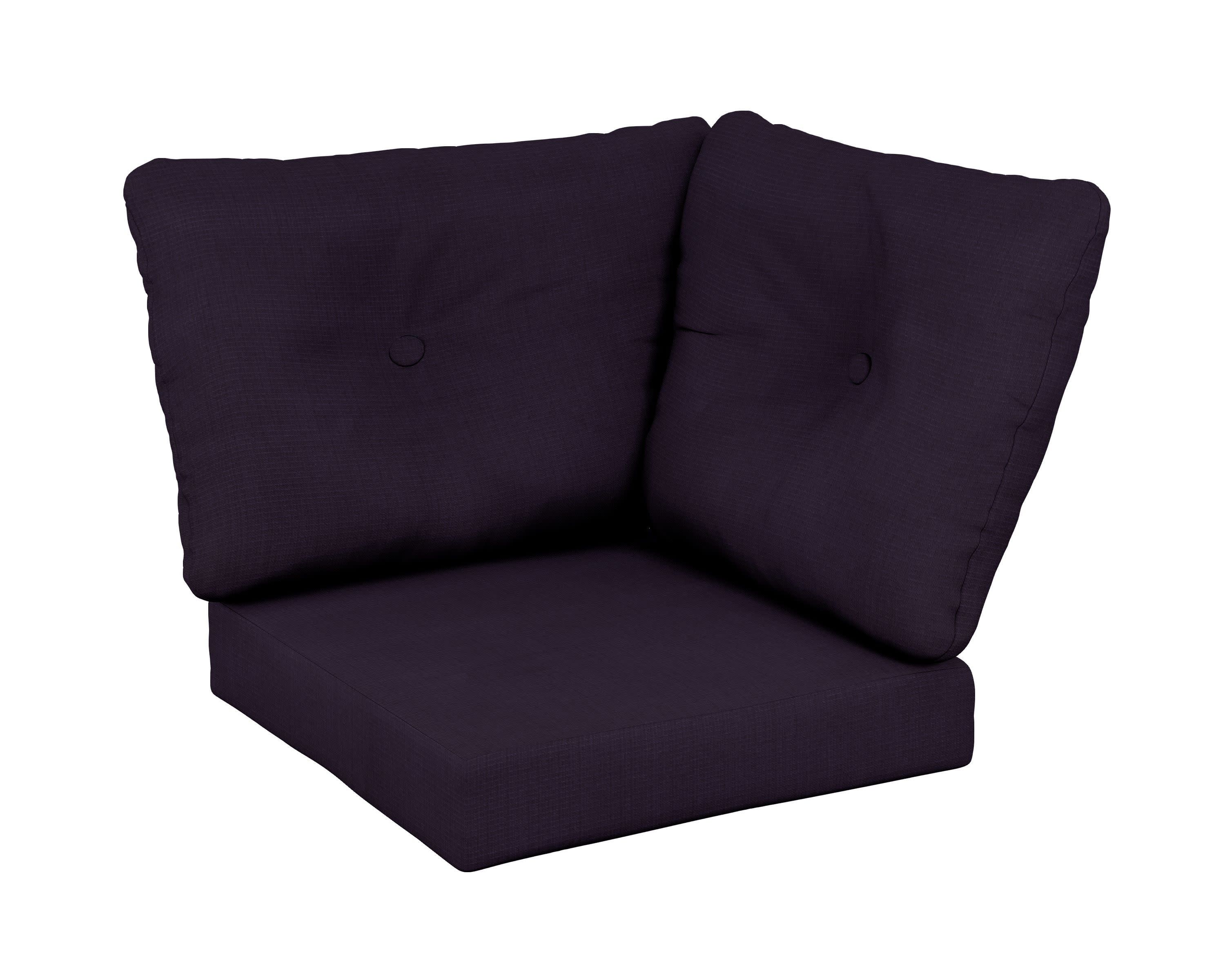 Modular Corner Cushion in Navy Linen
