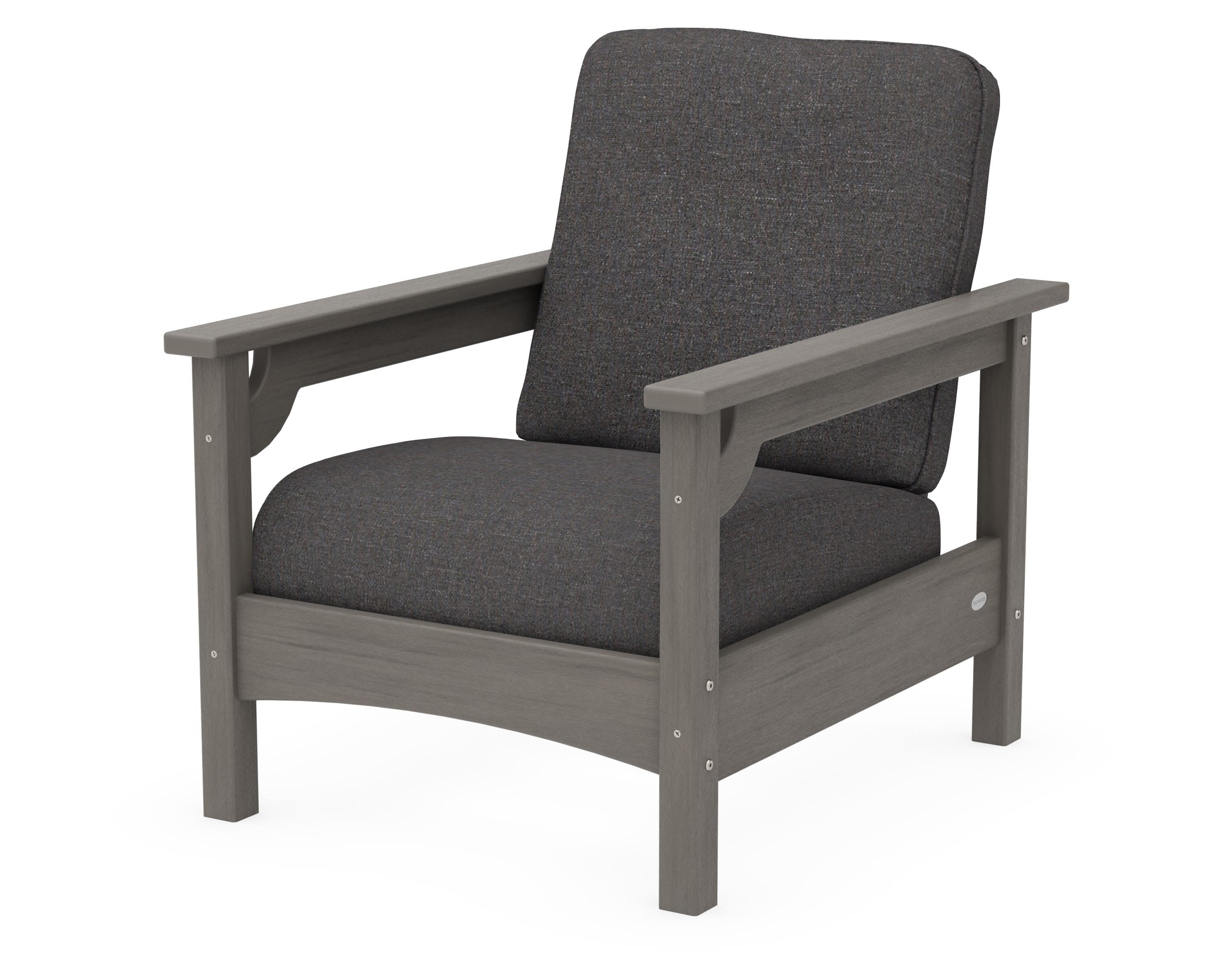 Club Chair in Driftwood / Ash Charcoal