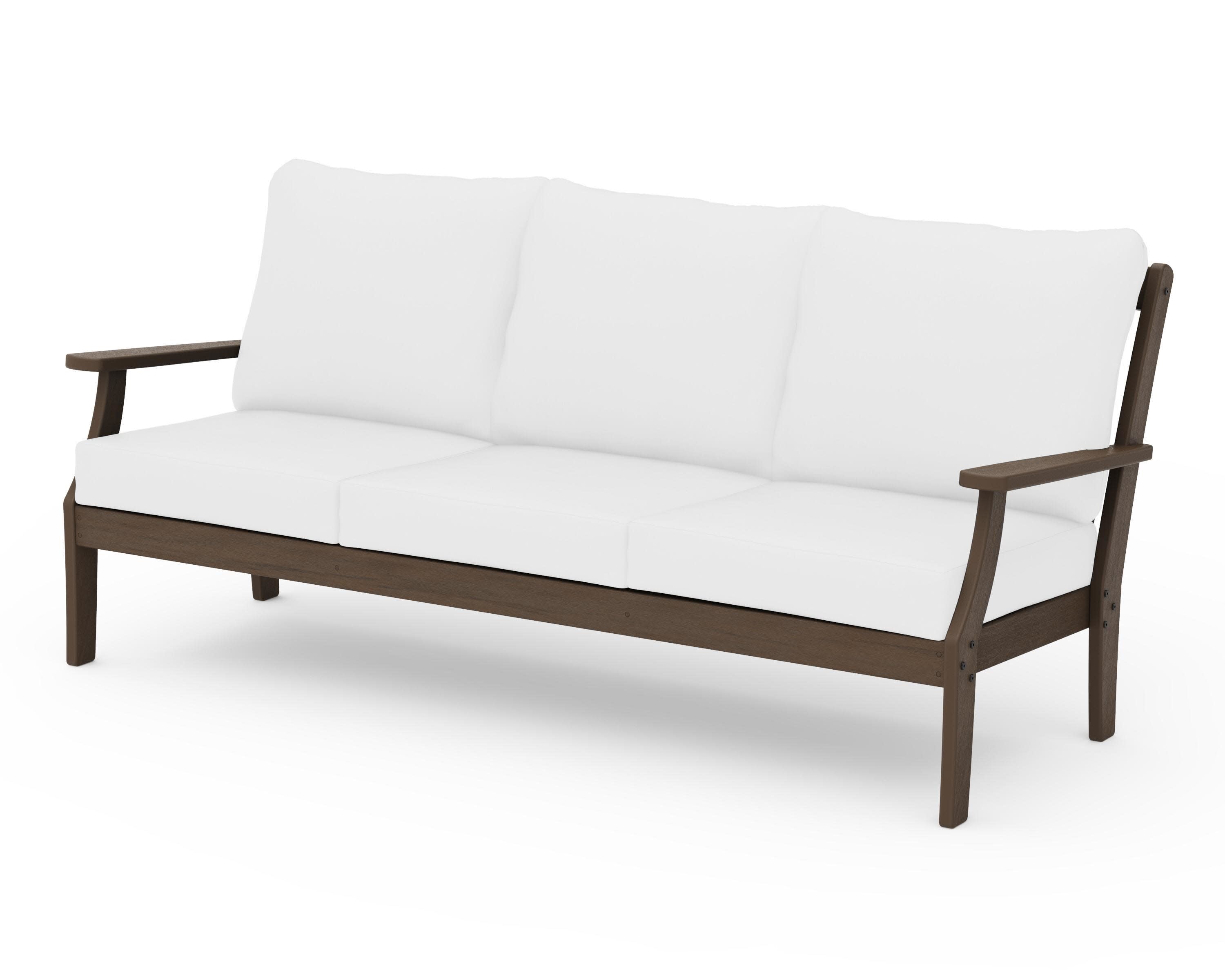 Braxton Deep Seating Sofa in Kona / Natural
