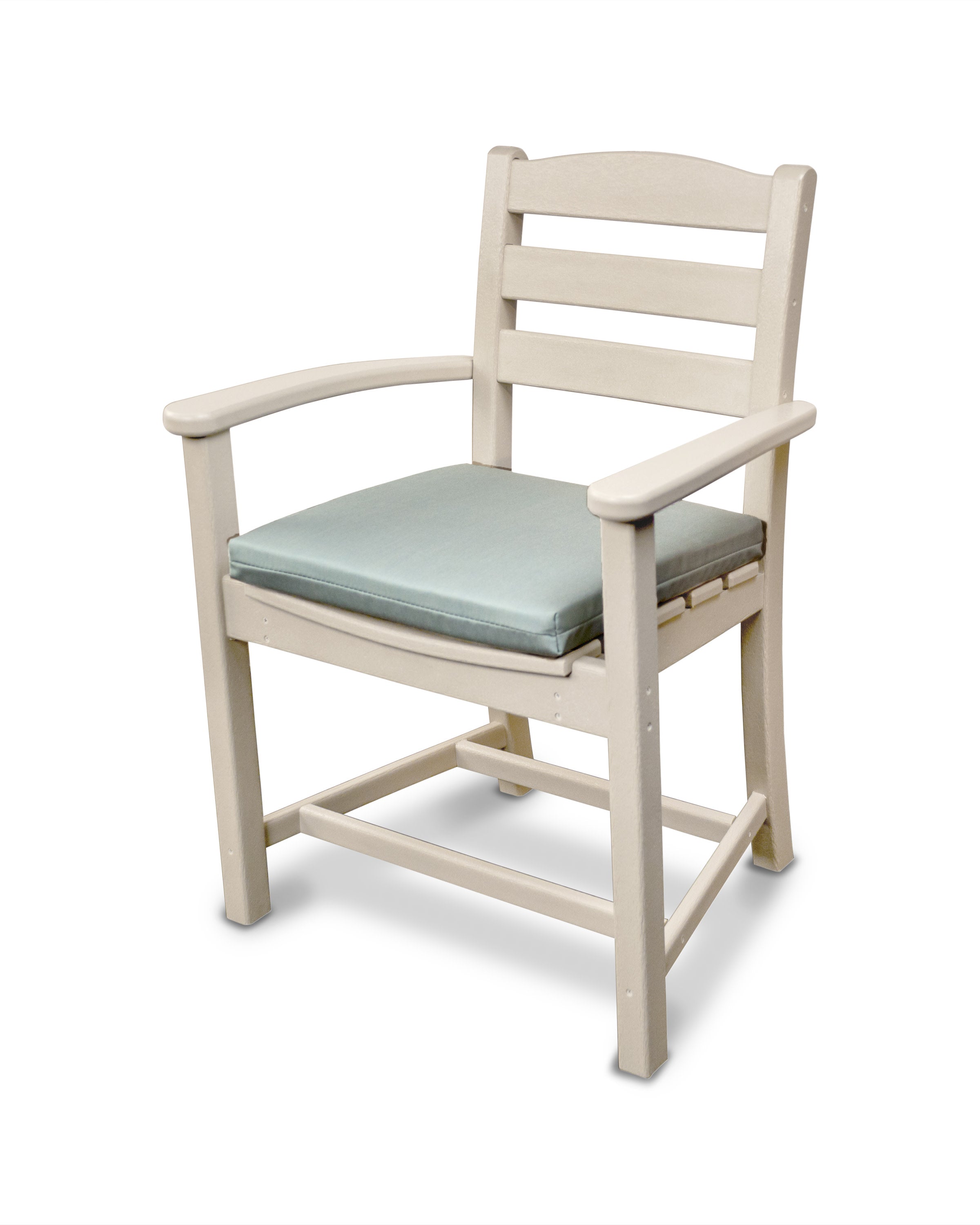 Ateeva 17" x 17" Outdoor Seat Cushion by POLYWOOD in Spa