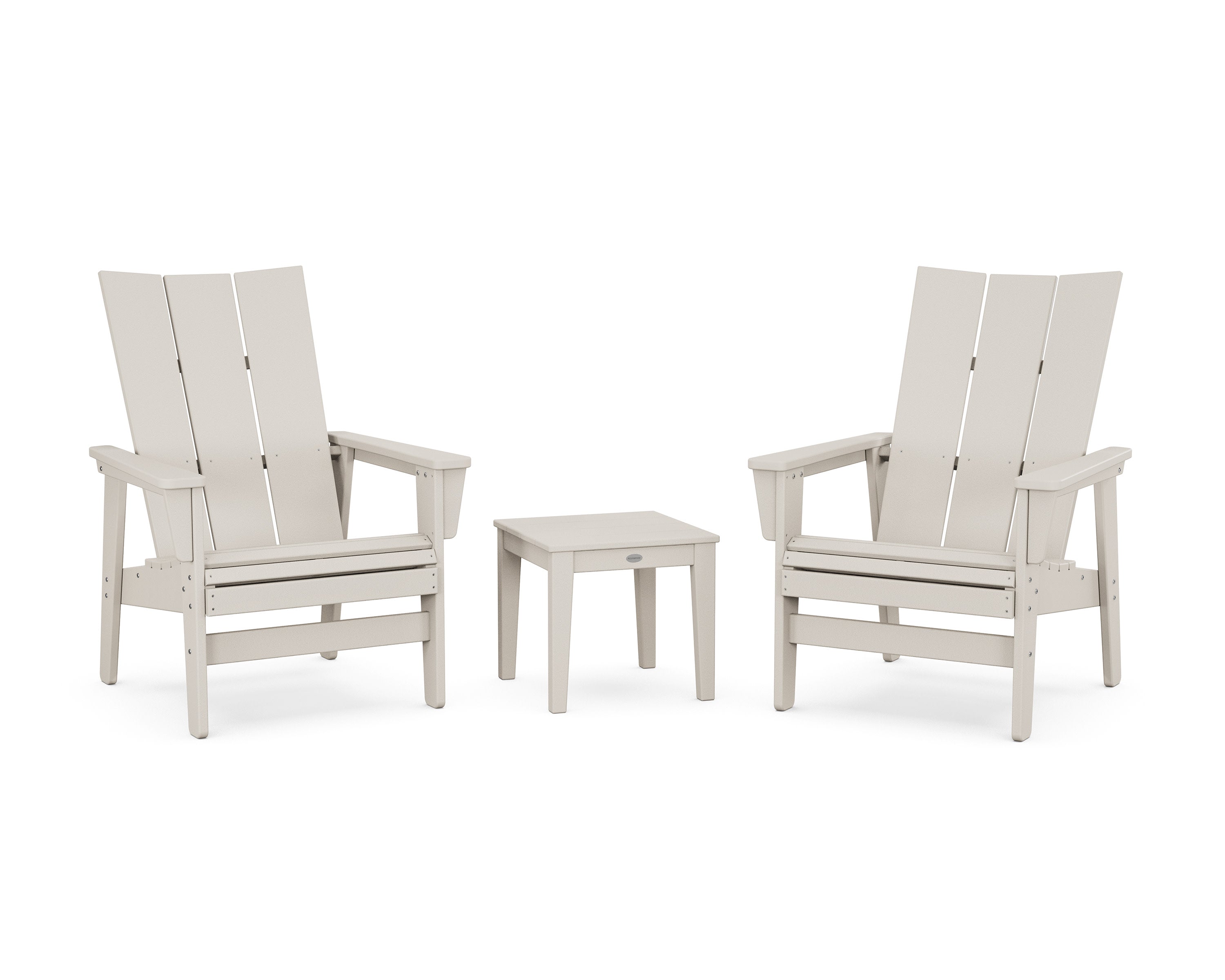 3-Piece Modern Grand Upright Adirondack Set in Sand