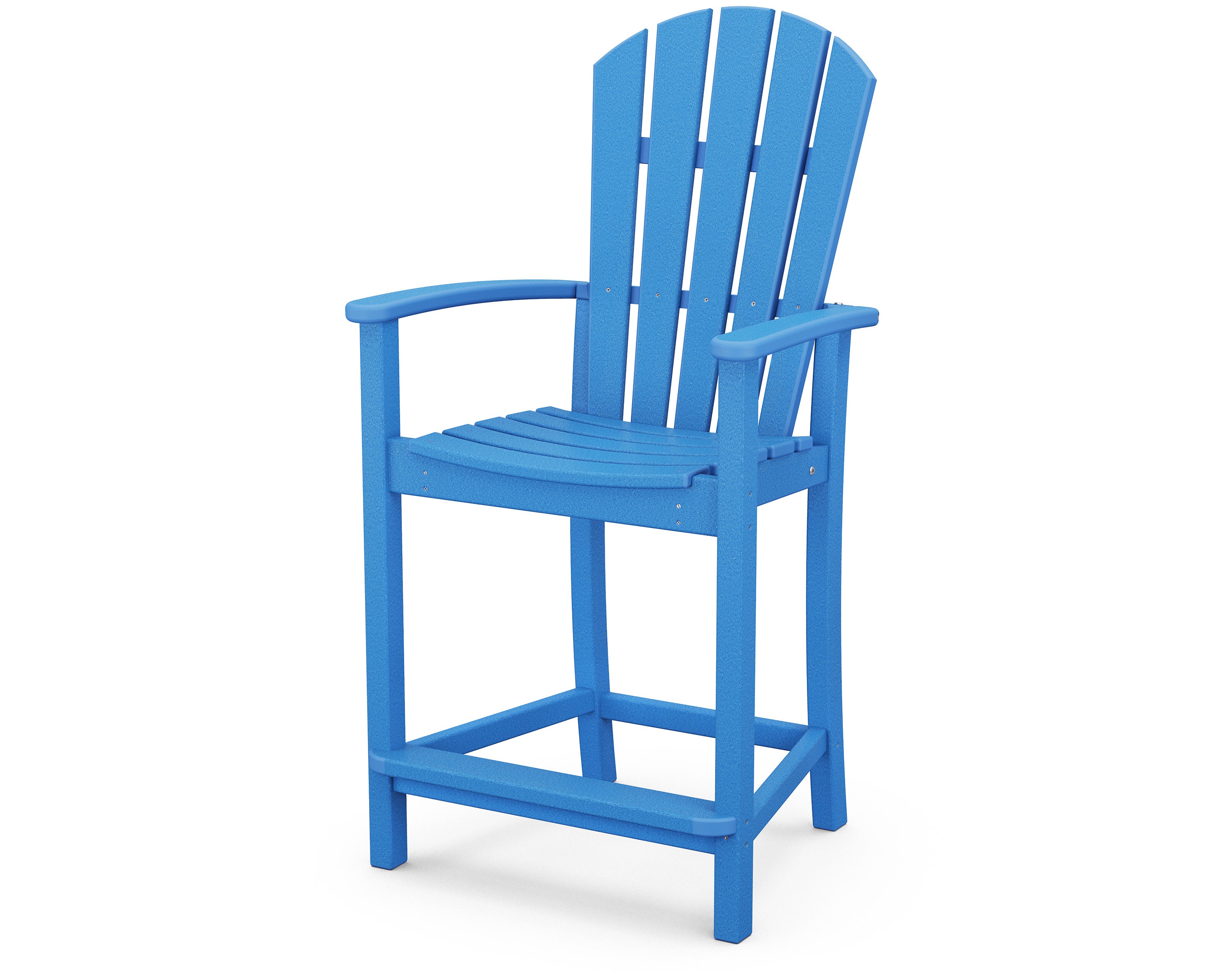 Palm Coast Counter Chair in Pacific Blue