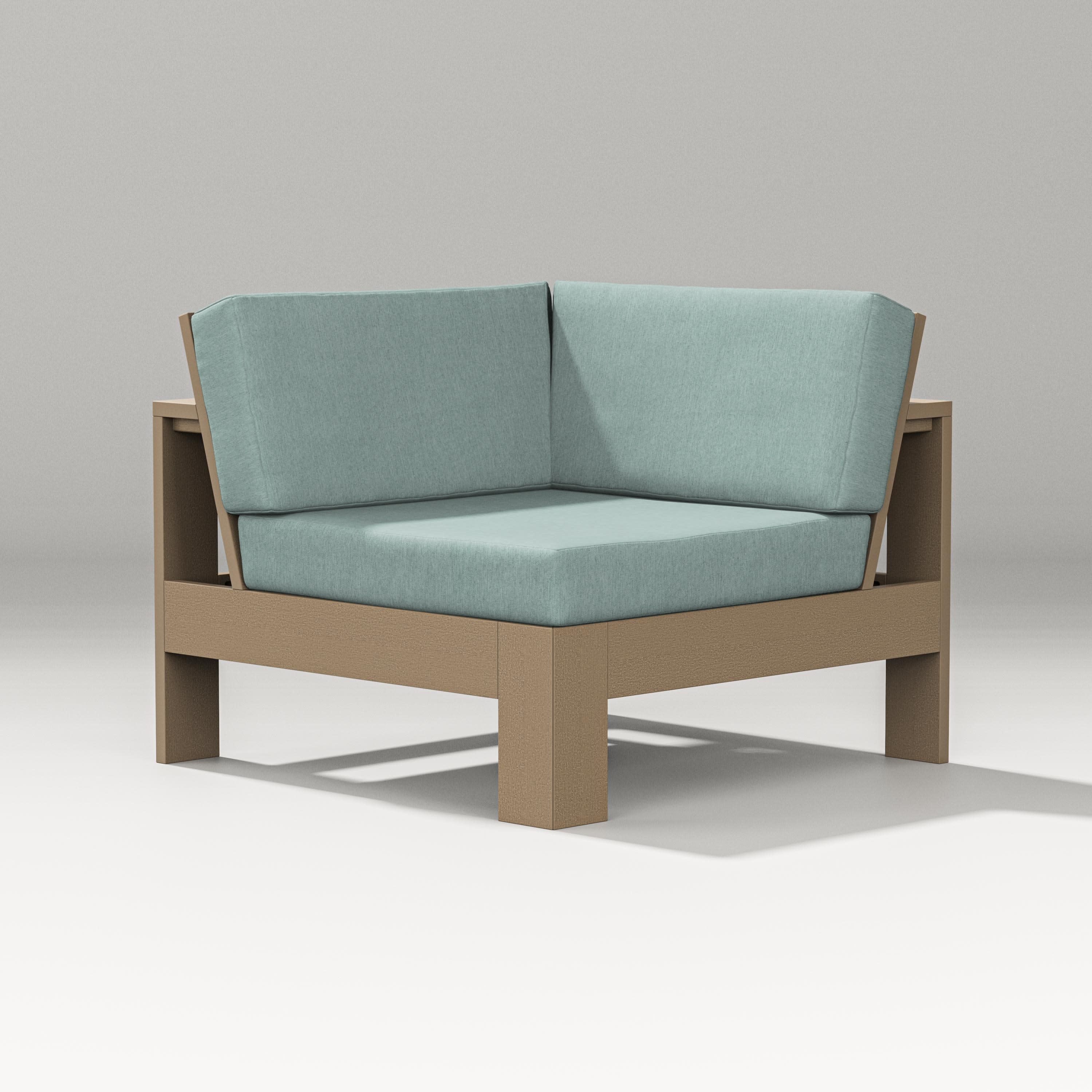 Latitude Modular Corner Chair in Vintage Sahara / Glacier Spa