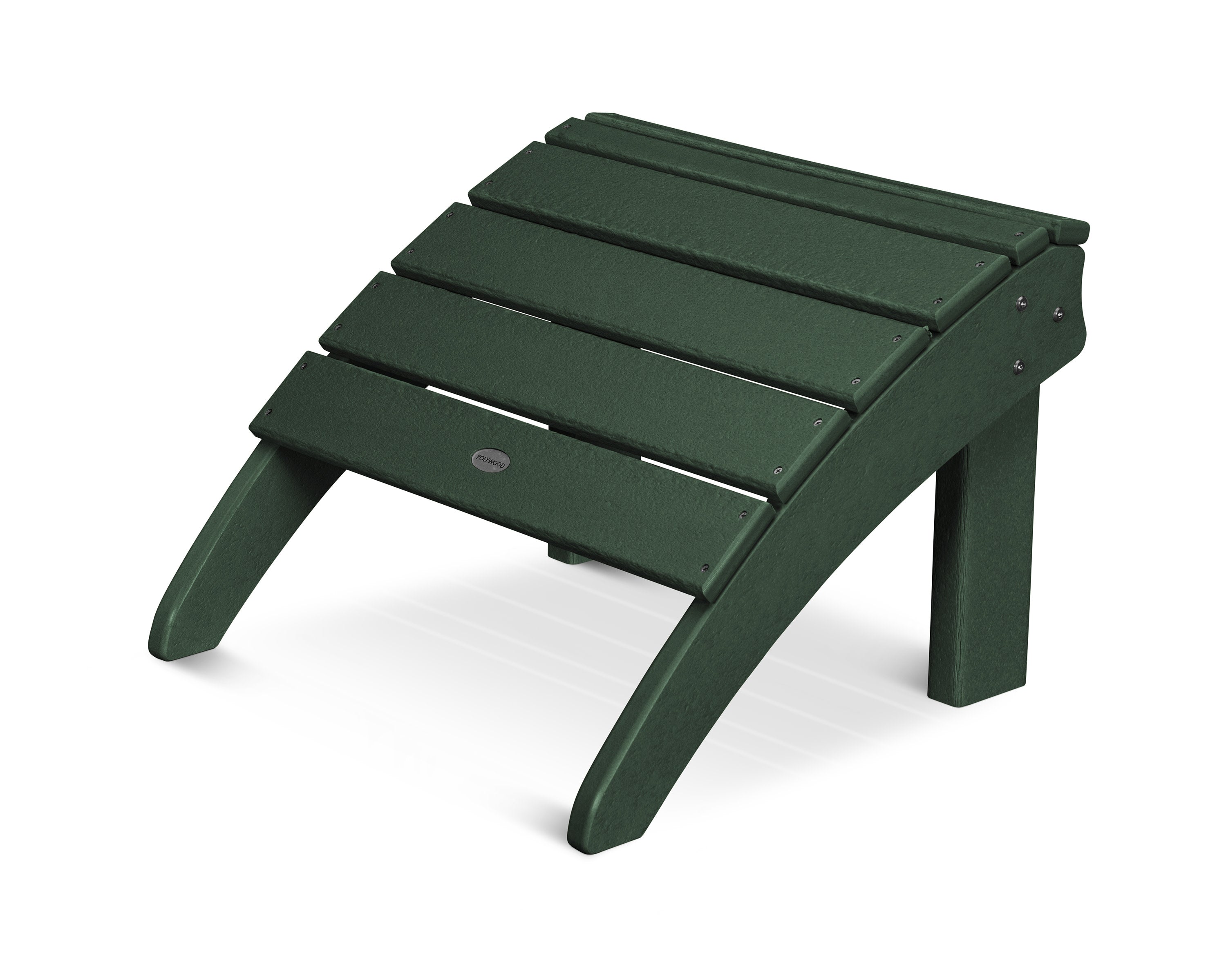Seashell Ottoman in Green