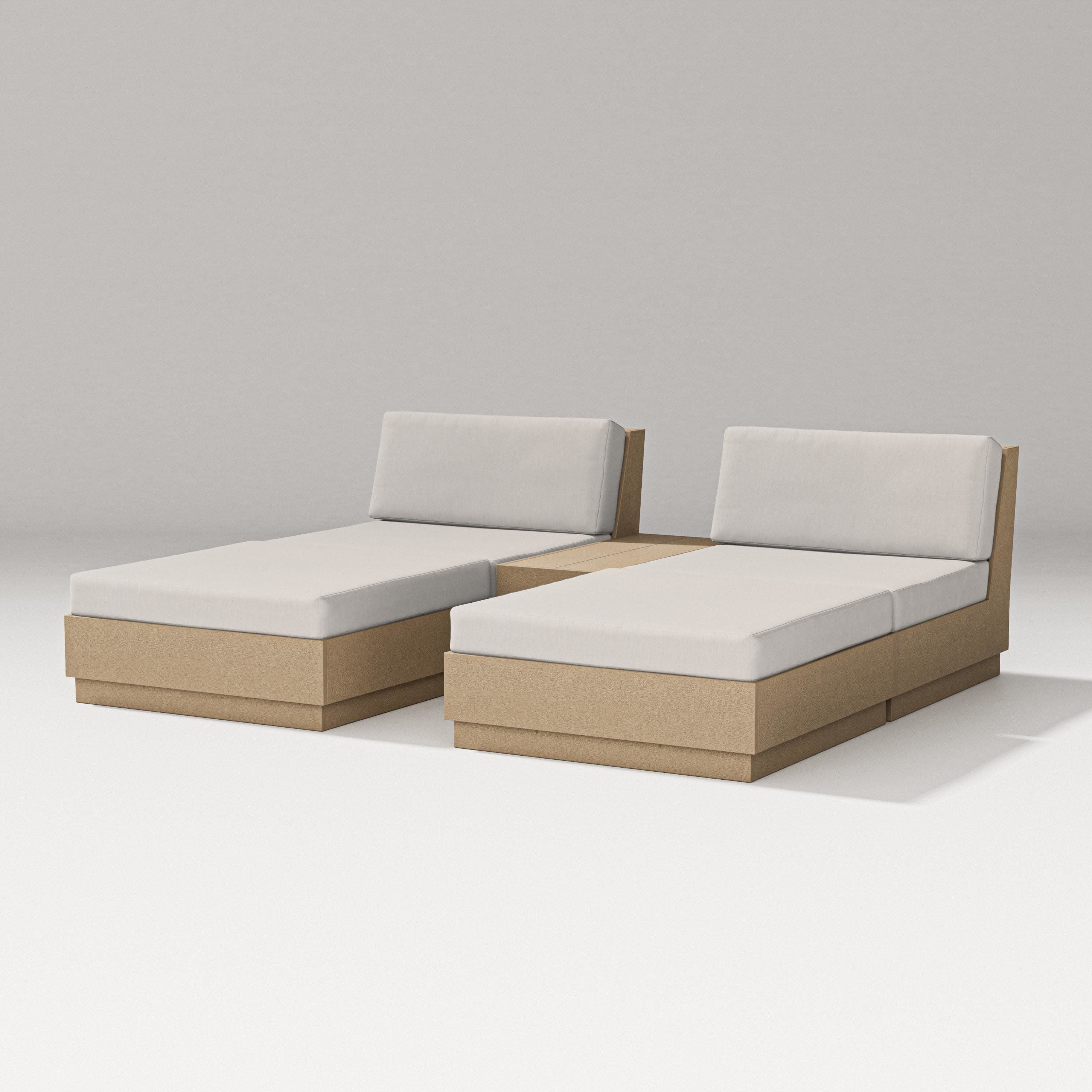 Elevate Double Chaise Set in Vintage Sahara / Cast Ash