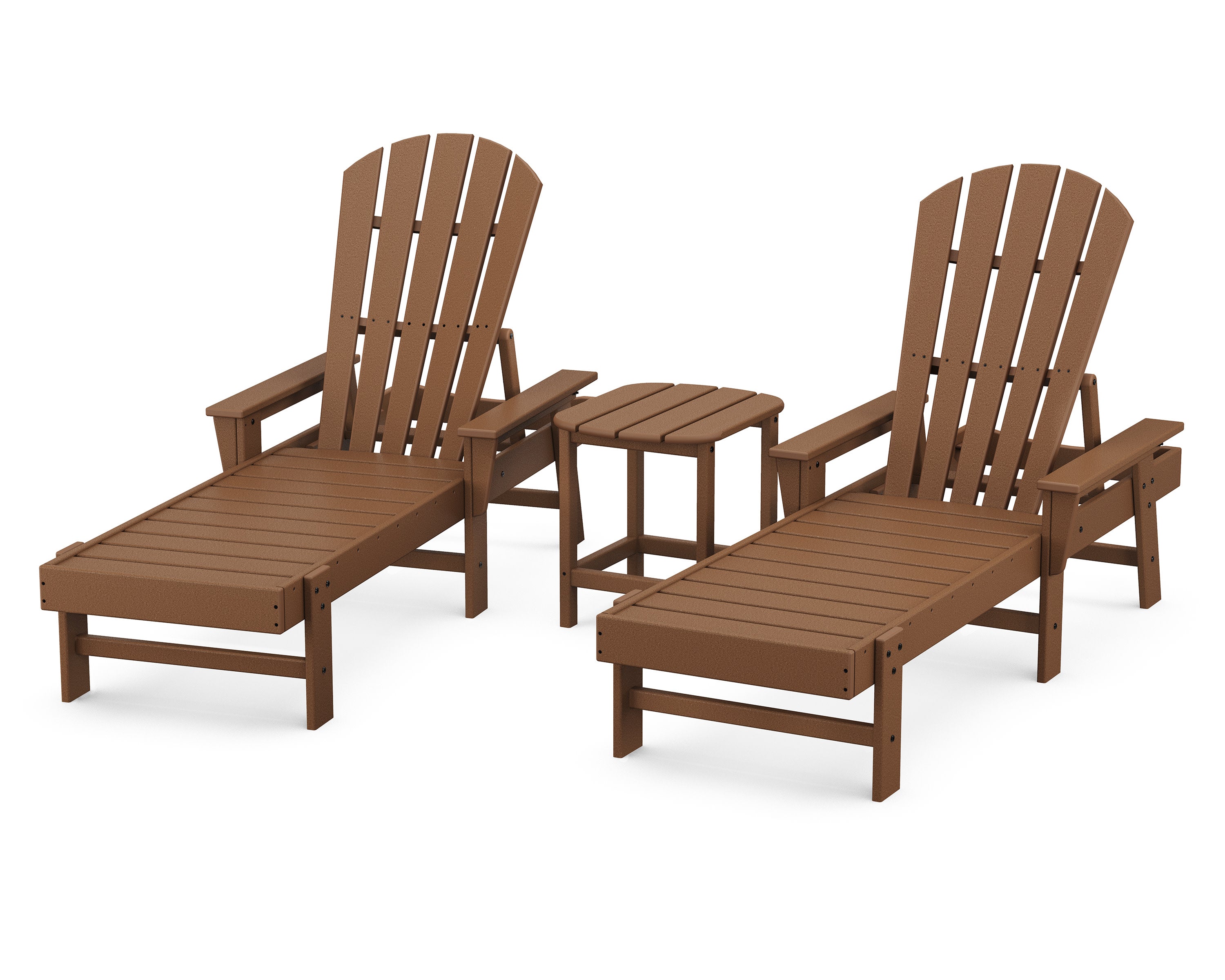 South Beach Chaise 3-Piece Set in Teak