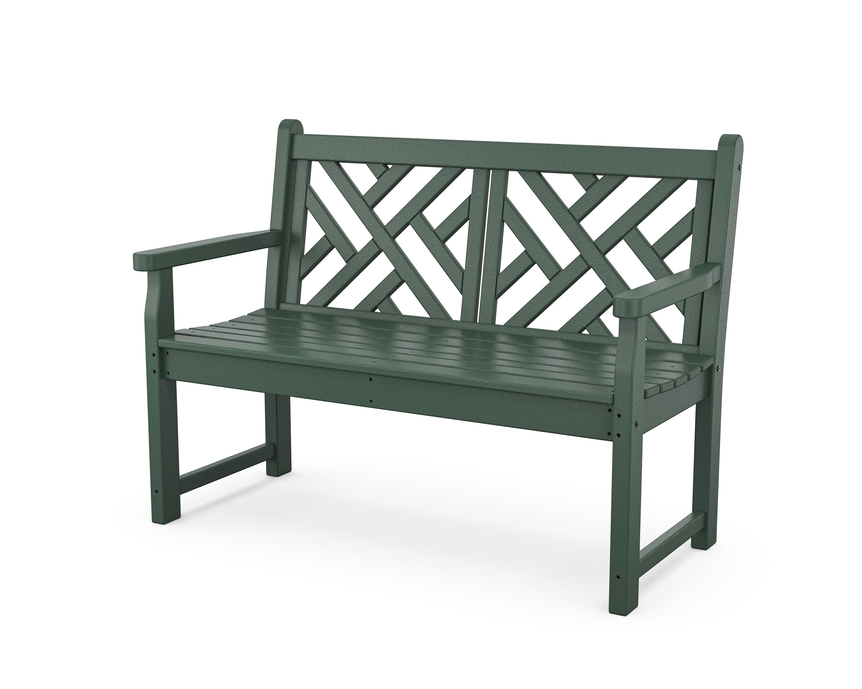 Chippendale 48" Bench in Green