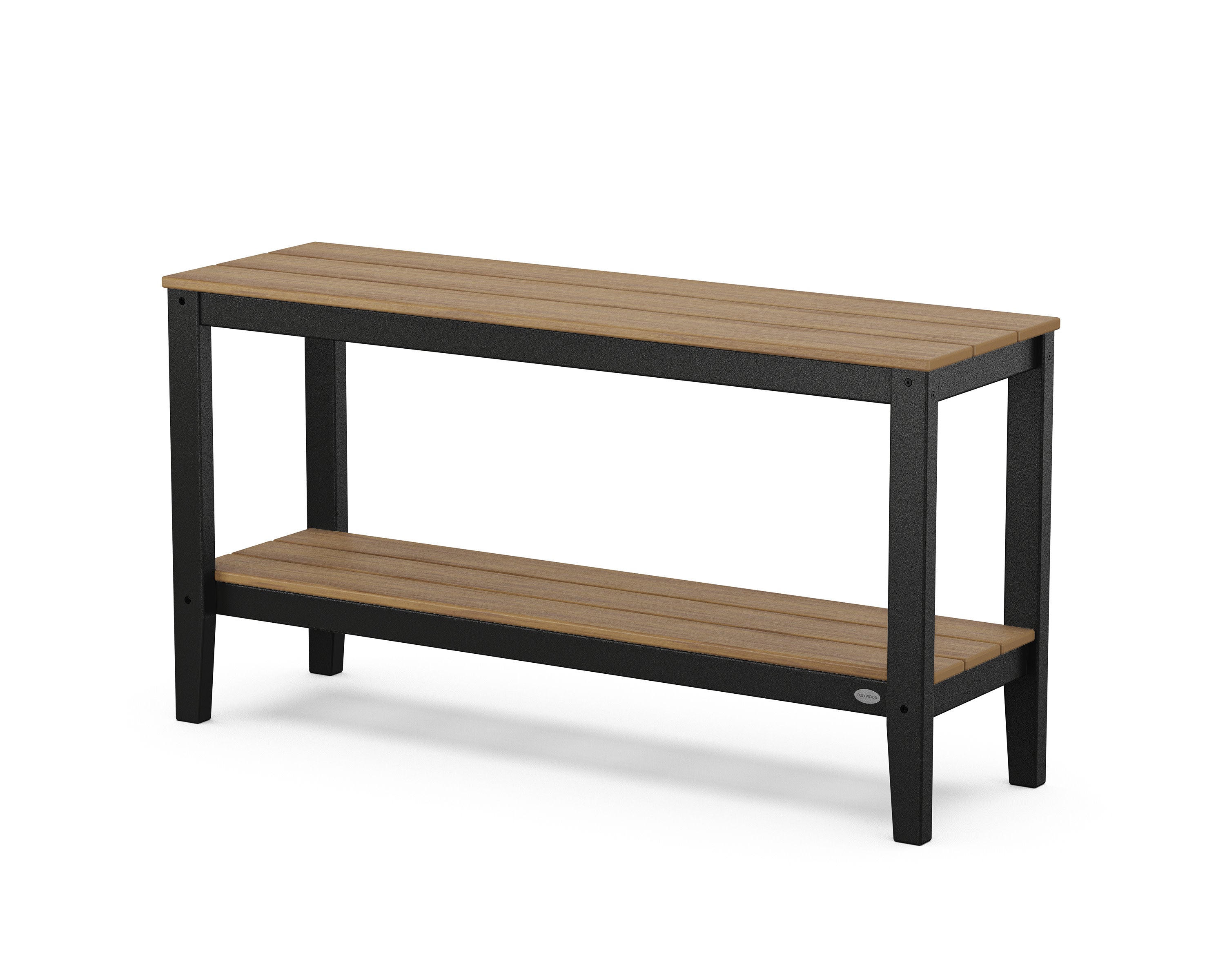 Newport 55" Console Table in Black / Natural