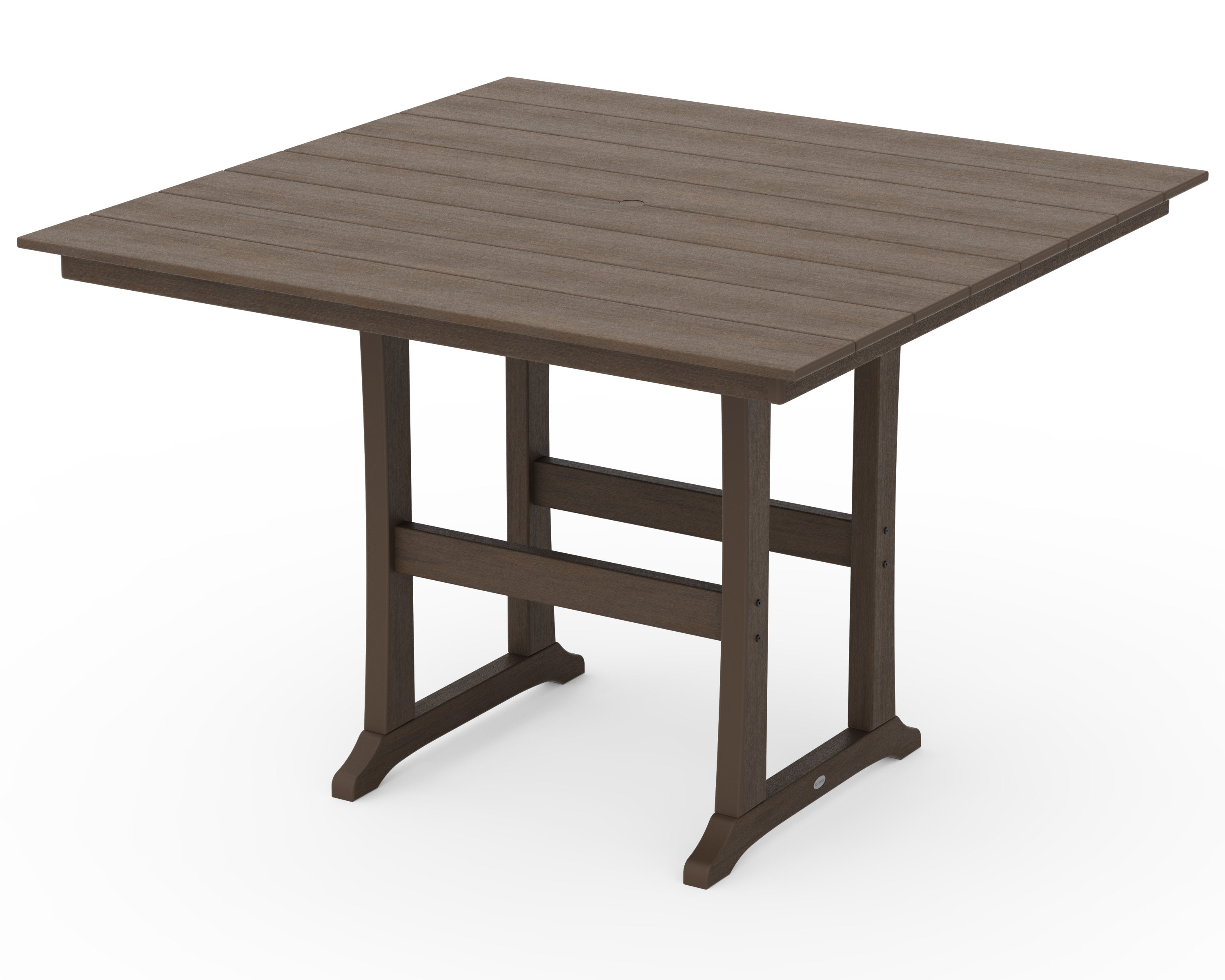 Farmhouse Trestle 59" Bar Table in Kona