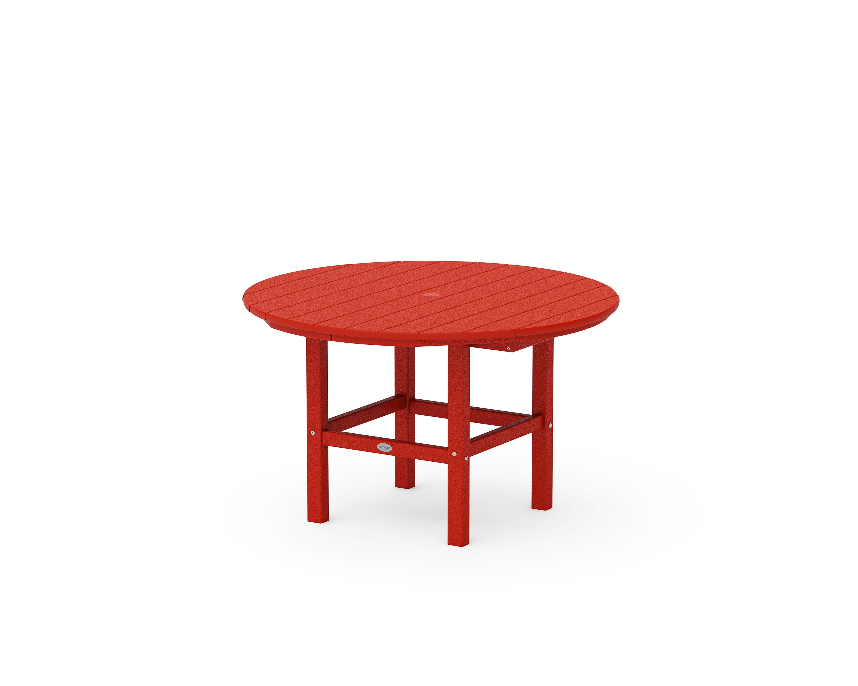 Kids 37" Dining Table in Sunset Red