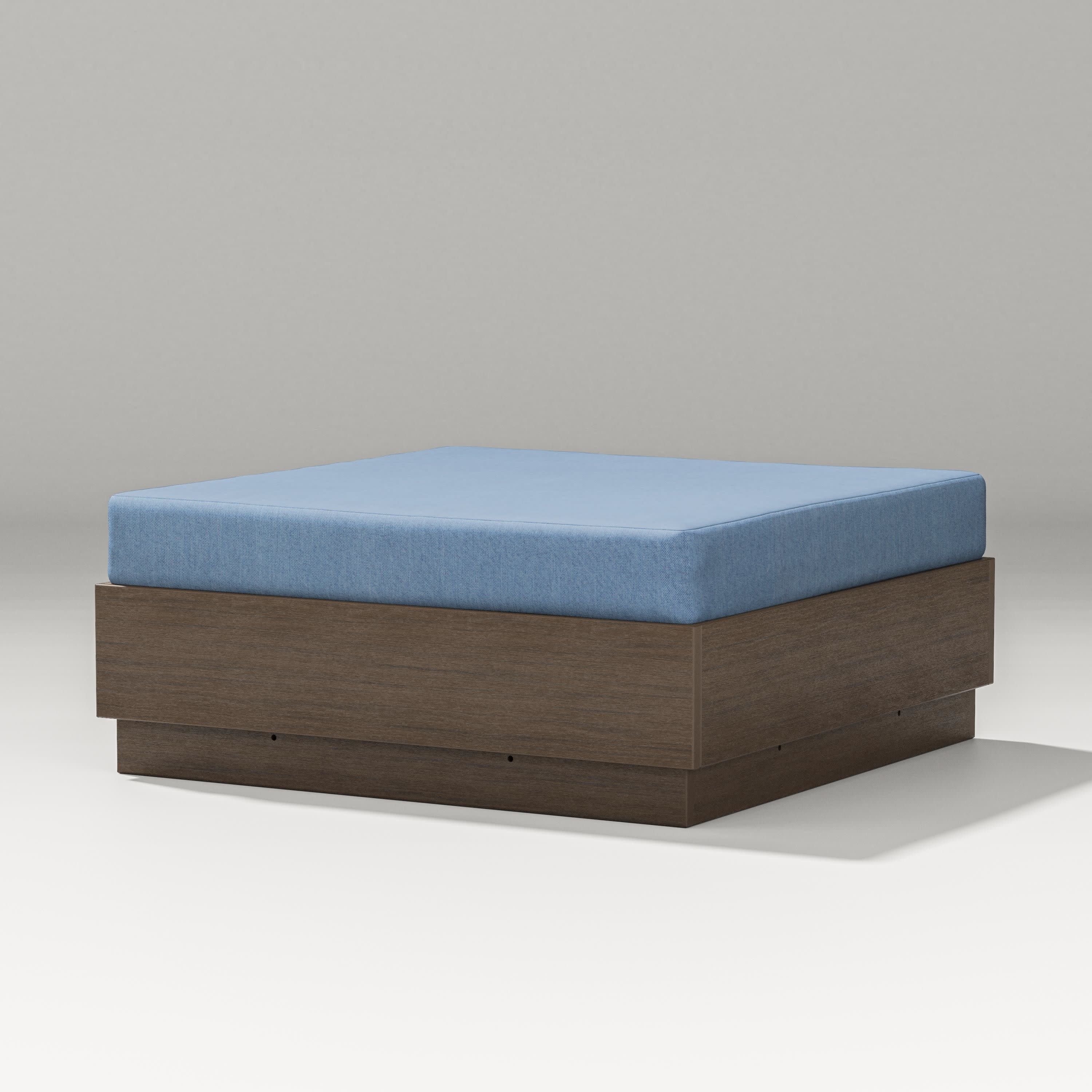 Elevate Lounge Ottoman in Kona / Sky Blue