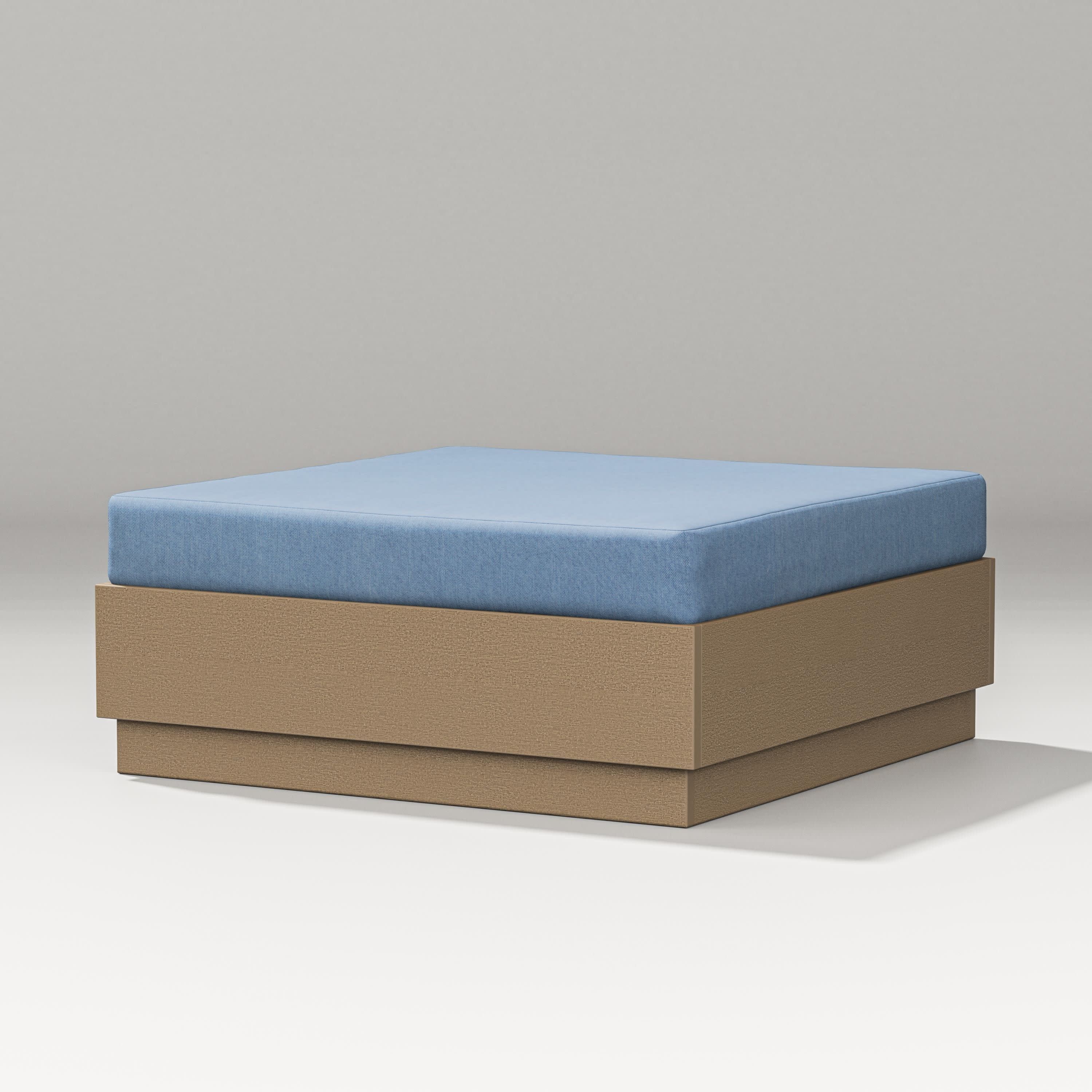 Elevate Lounge Ottoman in Vintage Sahara / Sky Blue