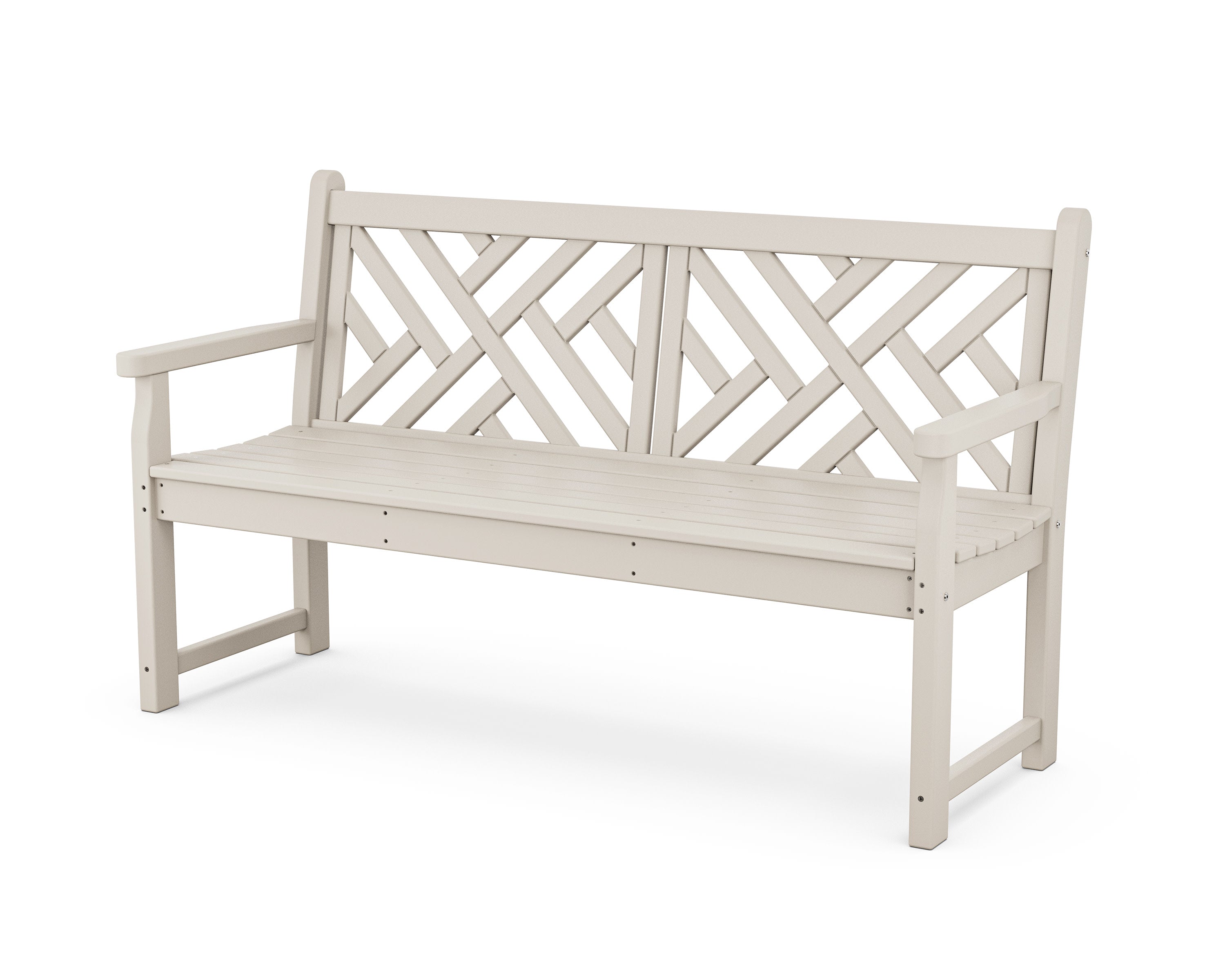 Chippendale 60" Bench in Sand