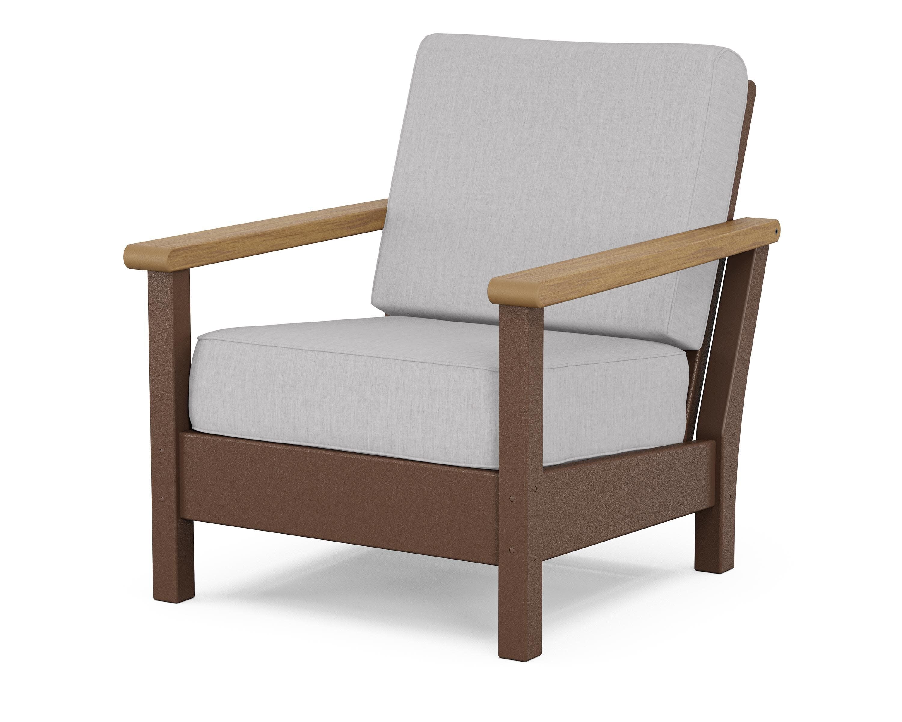 Harbour Deep Seating Chair in Mahogany / Natural / Granite