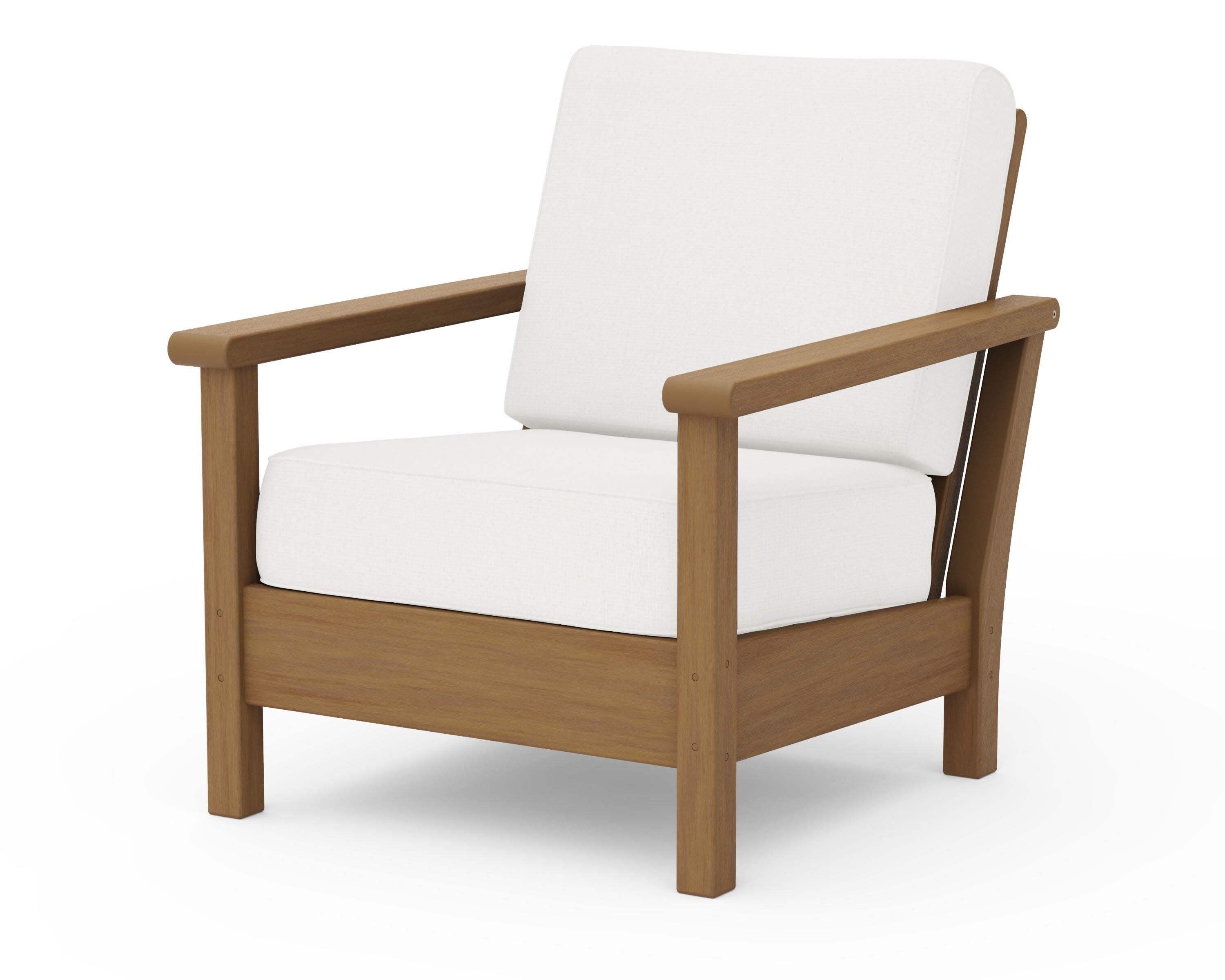 Harbour Deep Seating Chair in Natural / Natural Linen