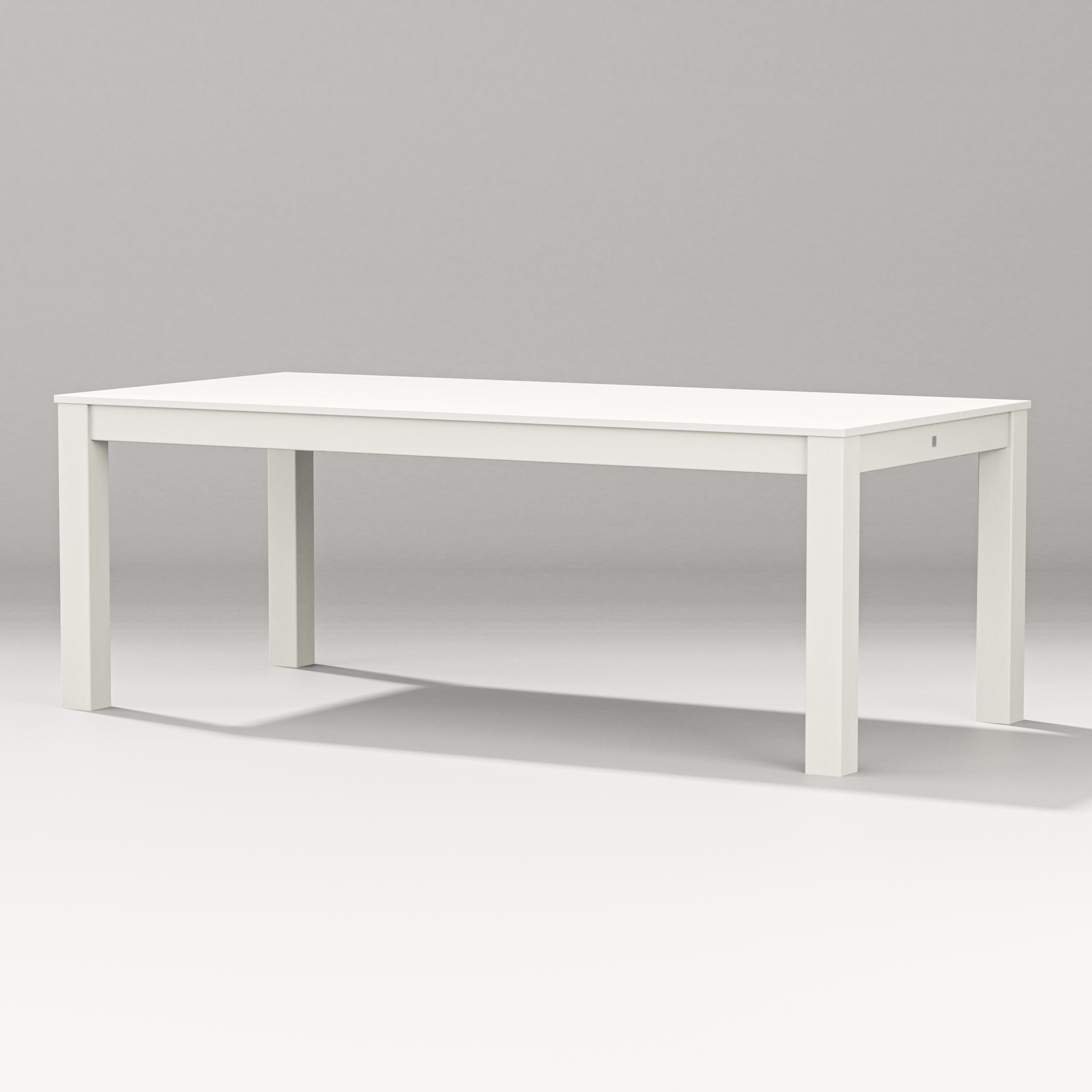 84" Parsons Dining Table in Vintage White
