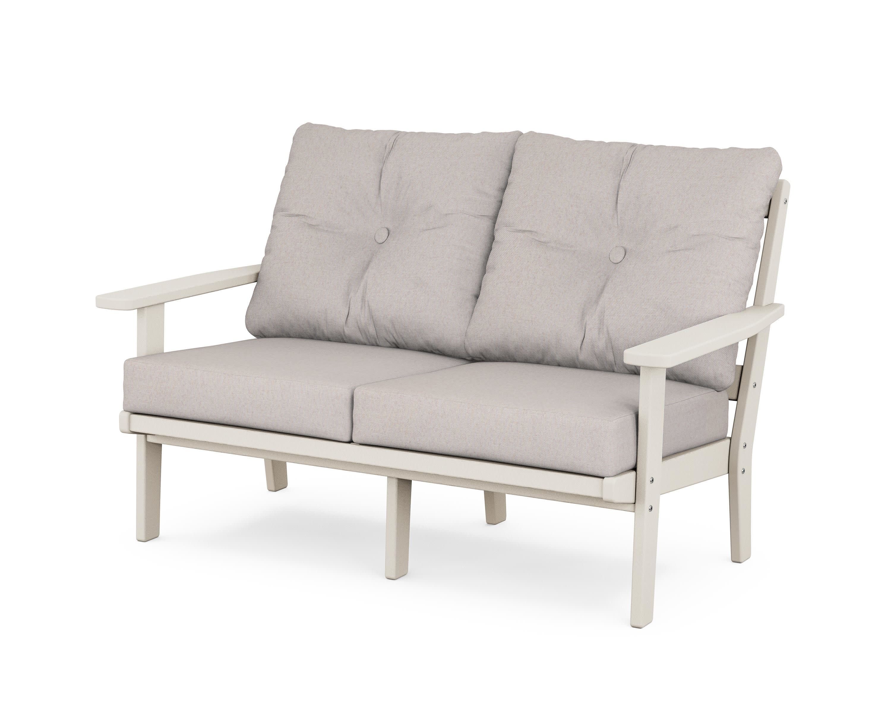 Oxford Deep SeatingLoveseat in Sand / Dune Burlap