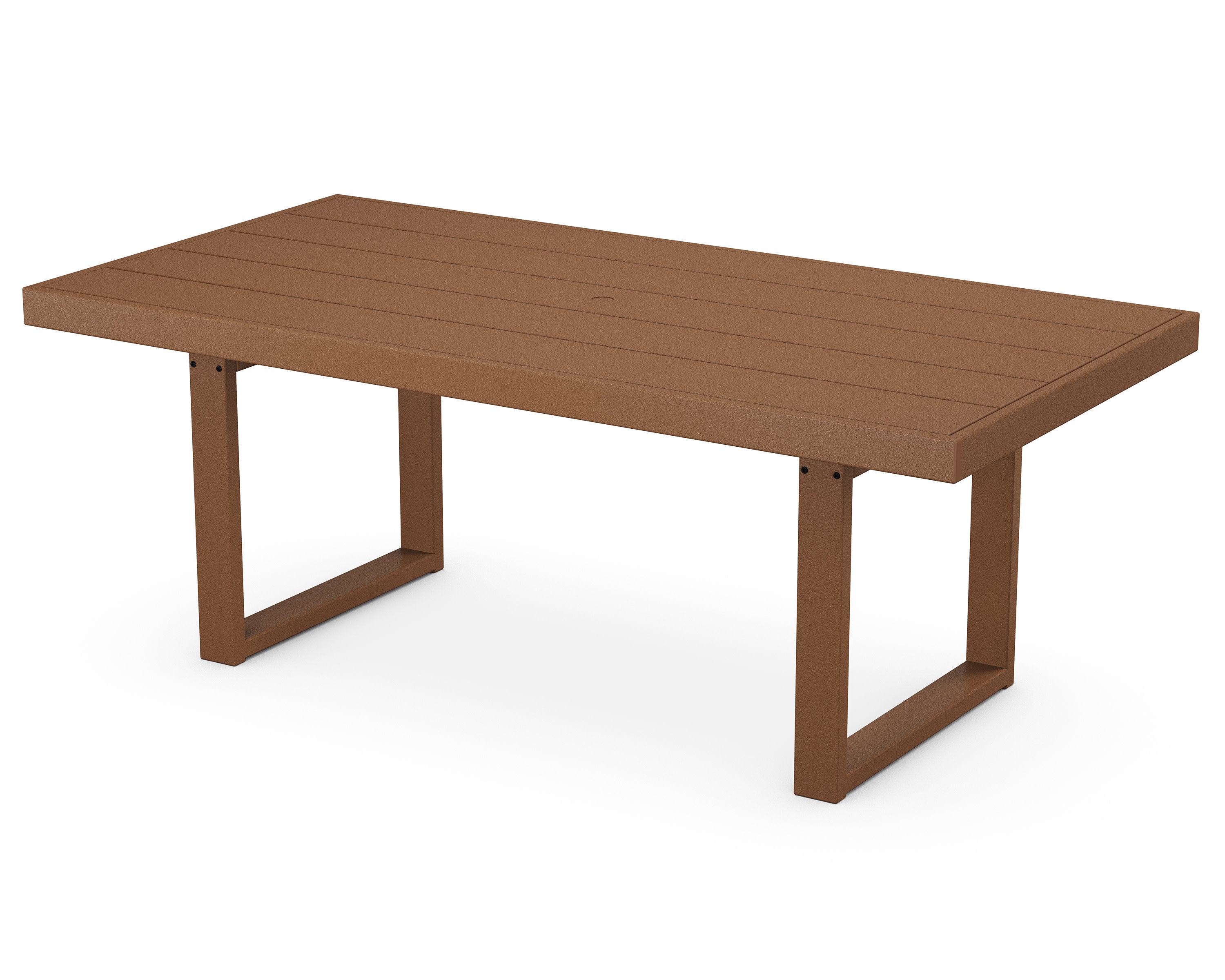 EDGE 40" x 78" Dining Table in Teak