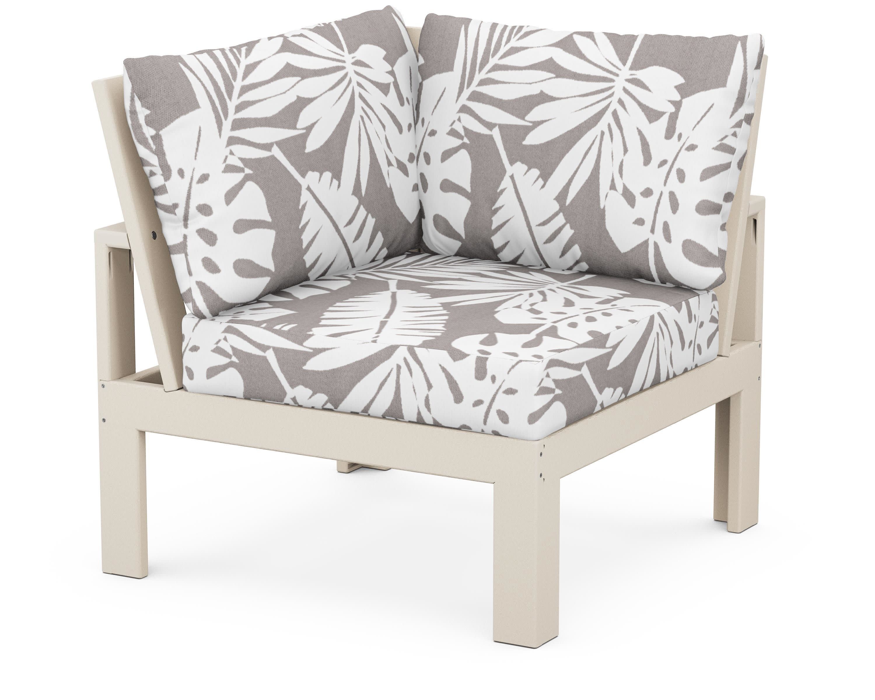 Modular Corner Chair in Sand / Leaf Grey Mist