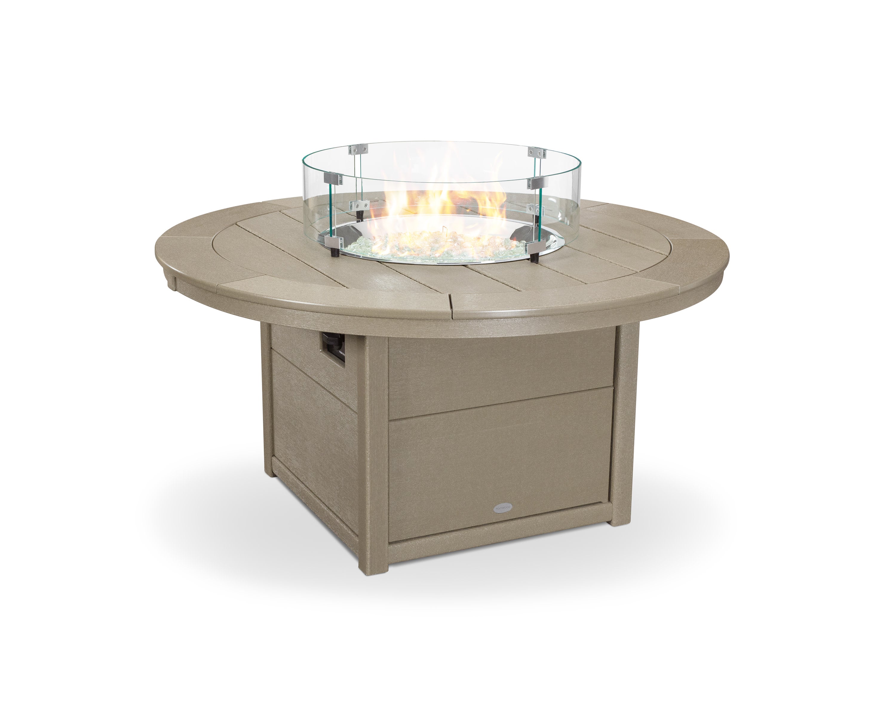 Round 48" Fire Pit Table in Vintage Sahara