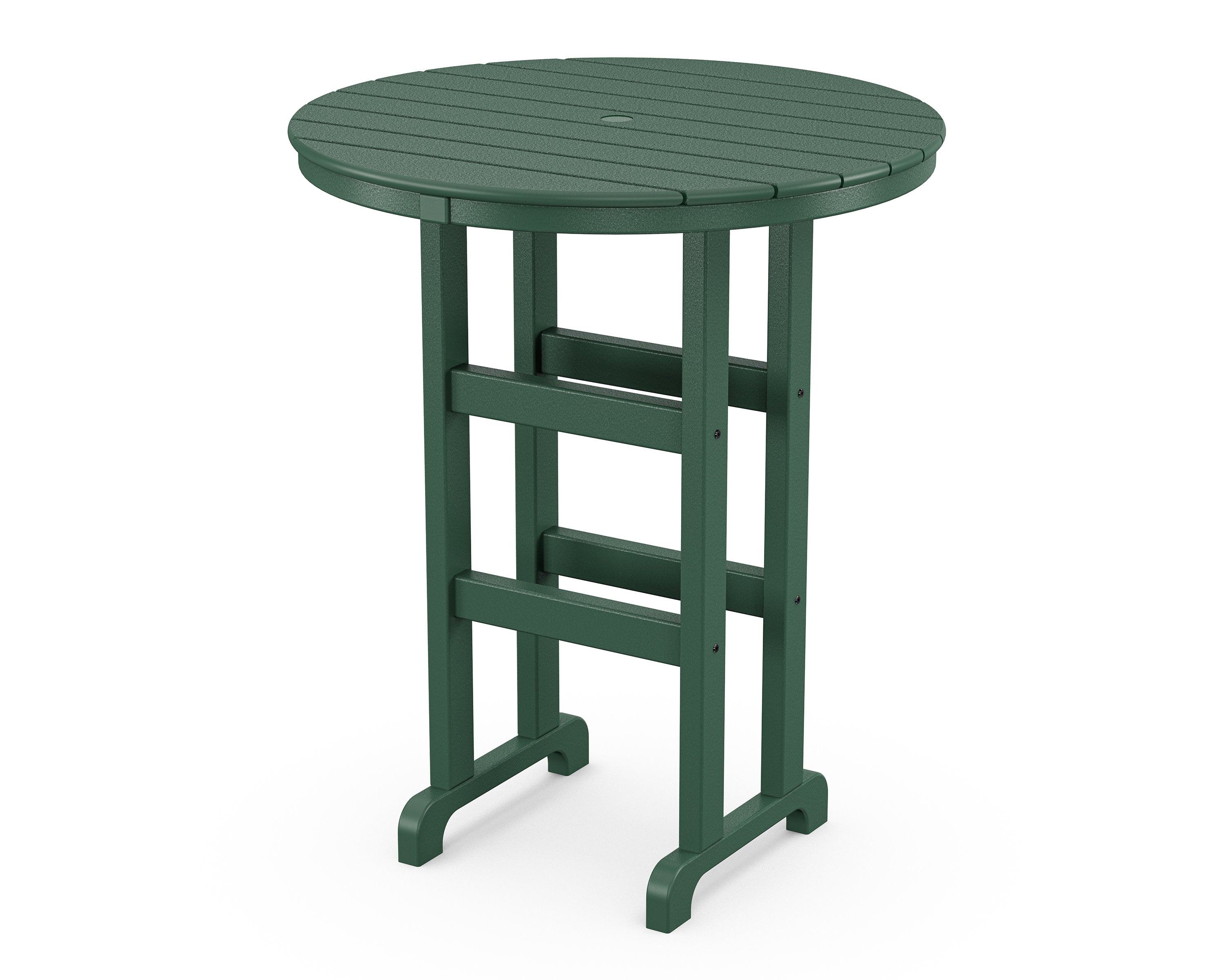 36" Round Farmhouse Bar Table in Green