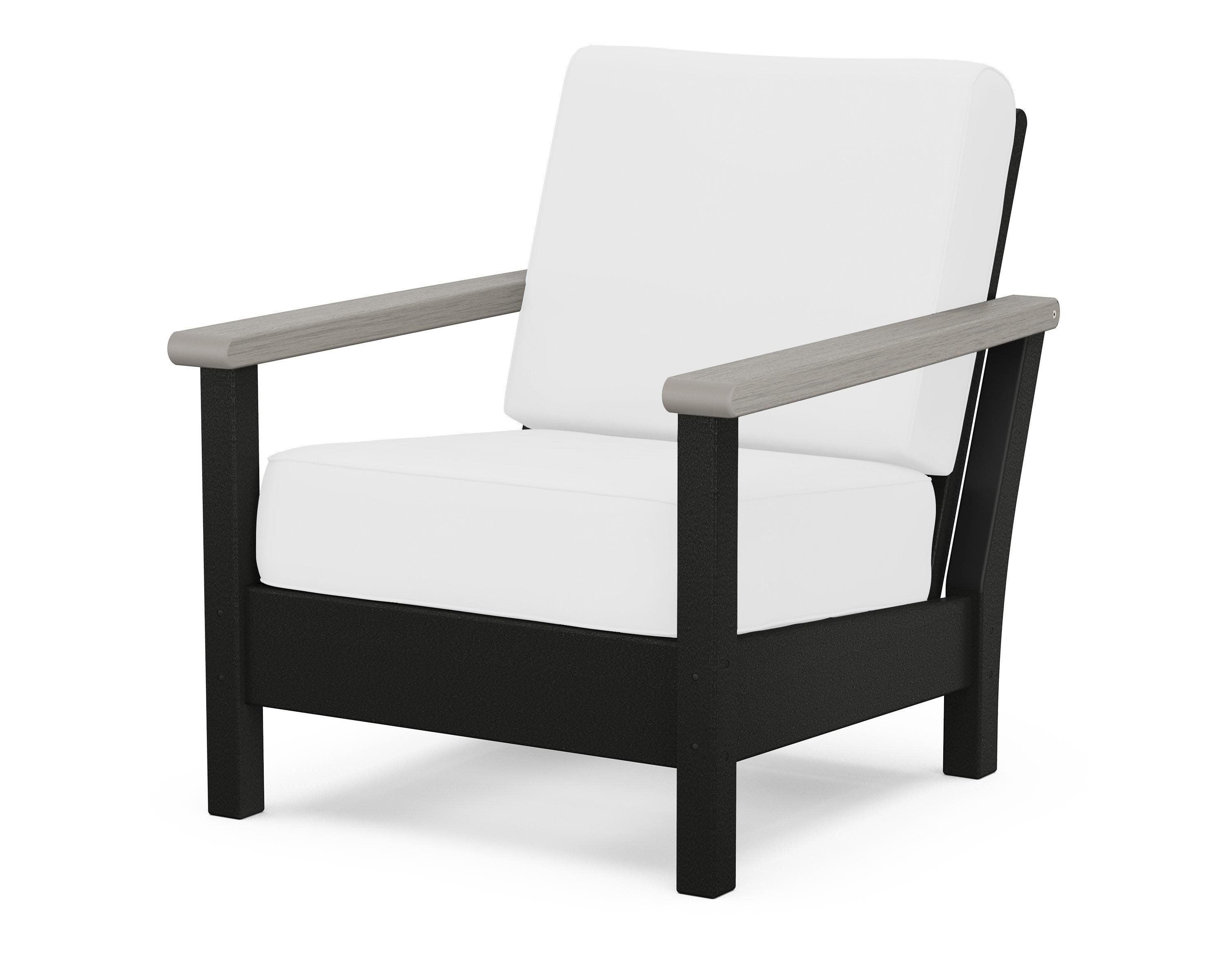 Harbour Deep Seating Chair in Black / Driftwood / Natural