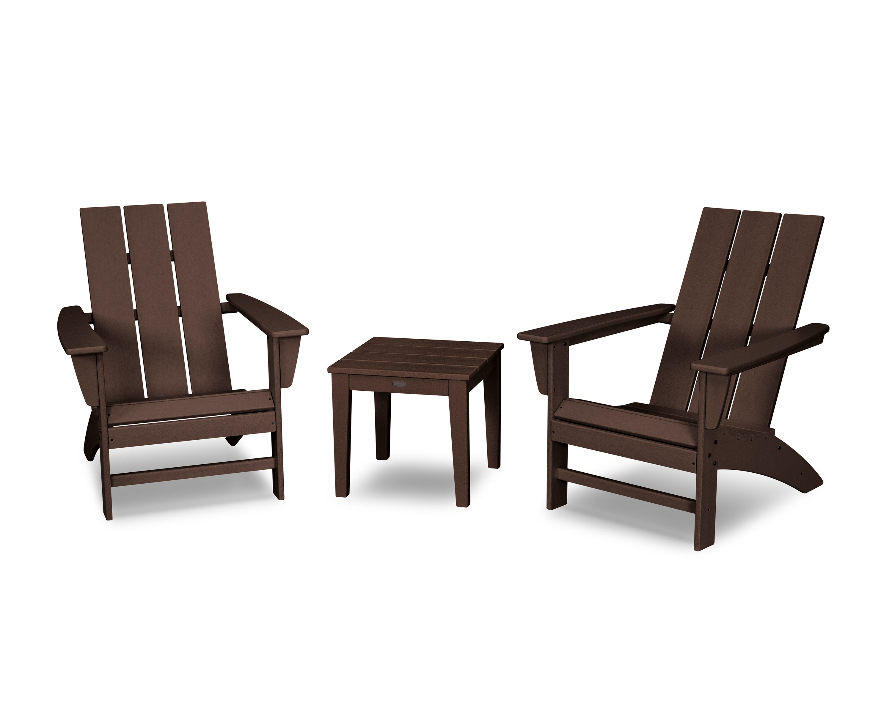 Modern Adirondack 3-Piece Set in Mahogany