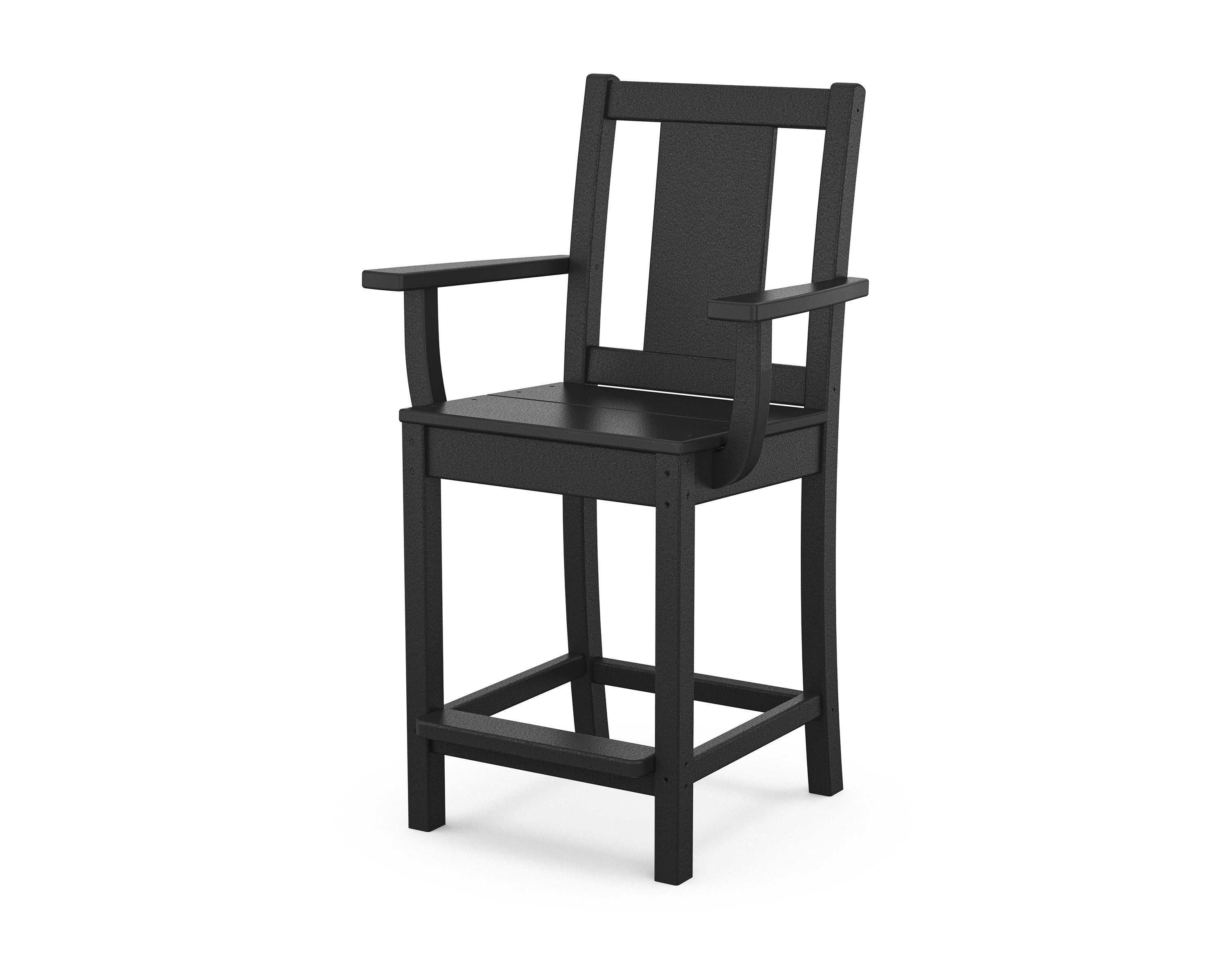 Prairie Counter Arm Chair in Black