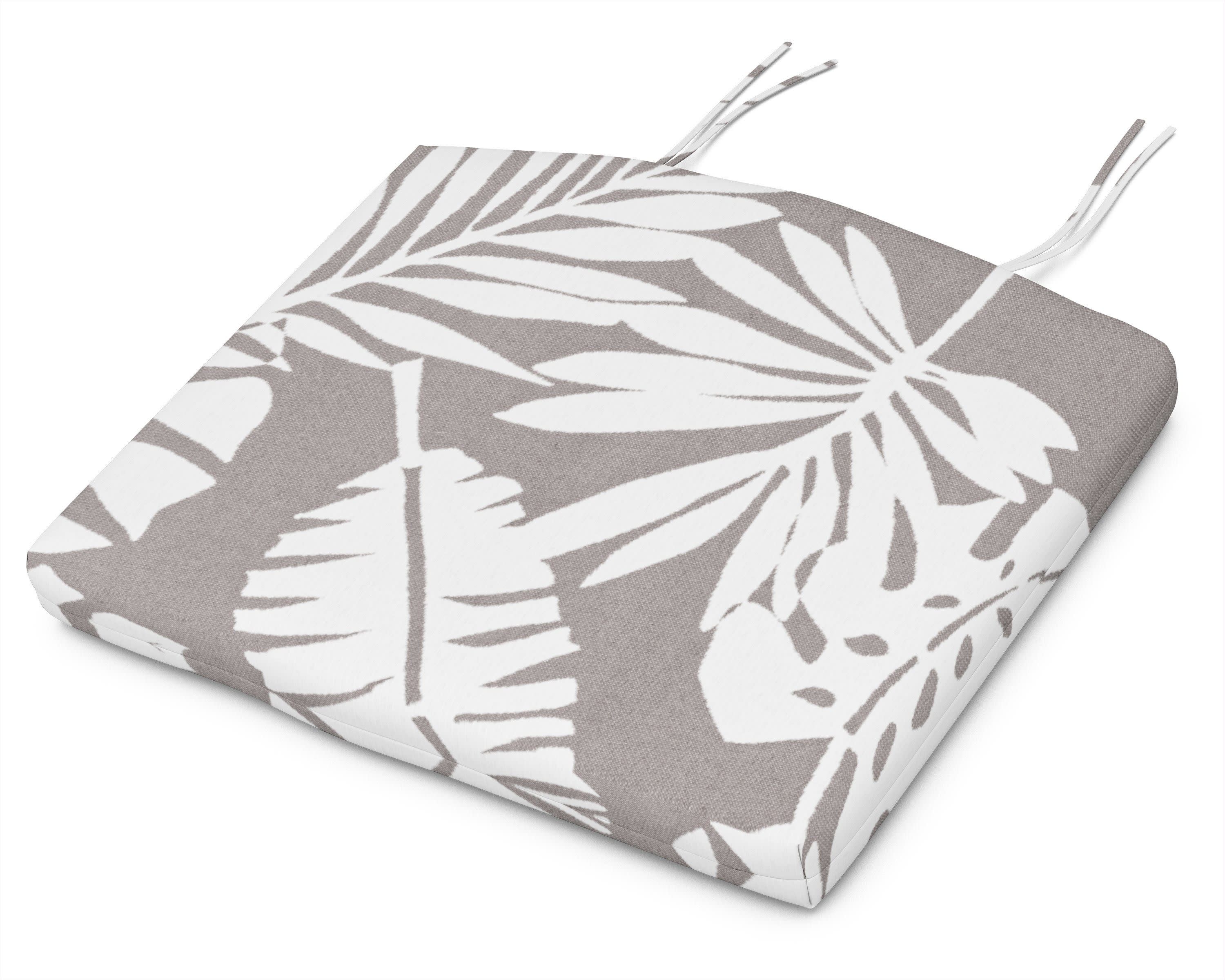 Standard Seat Cushion 17"D x 20.5"W x 2.5"H in Leaf Grey Mist