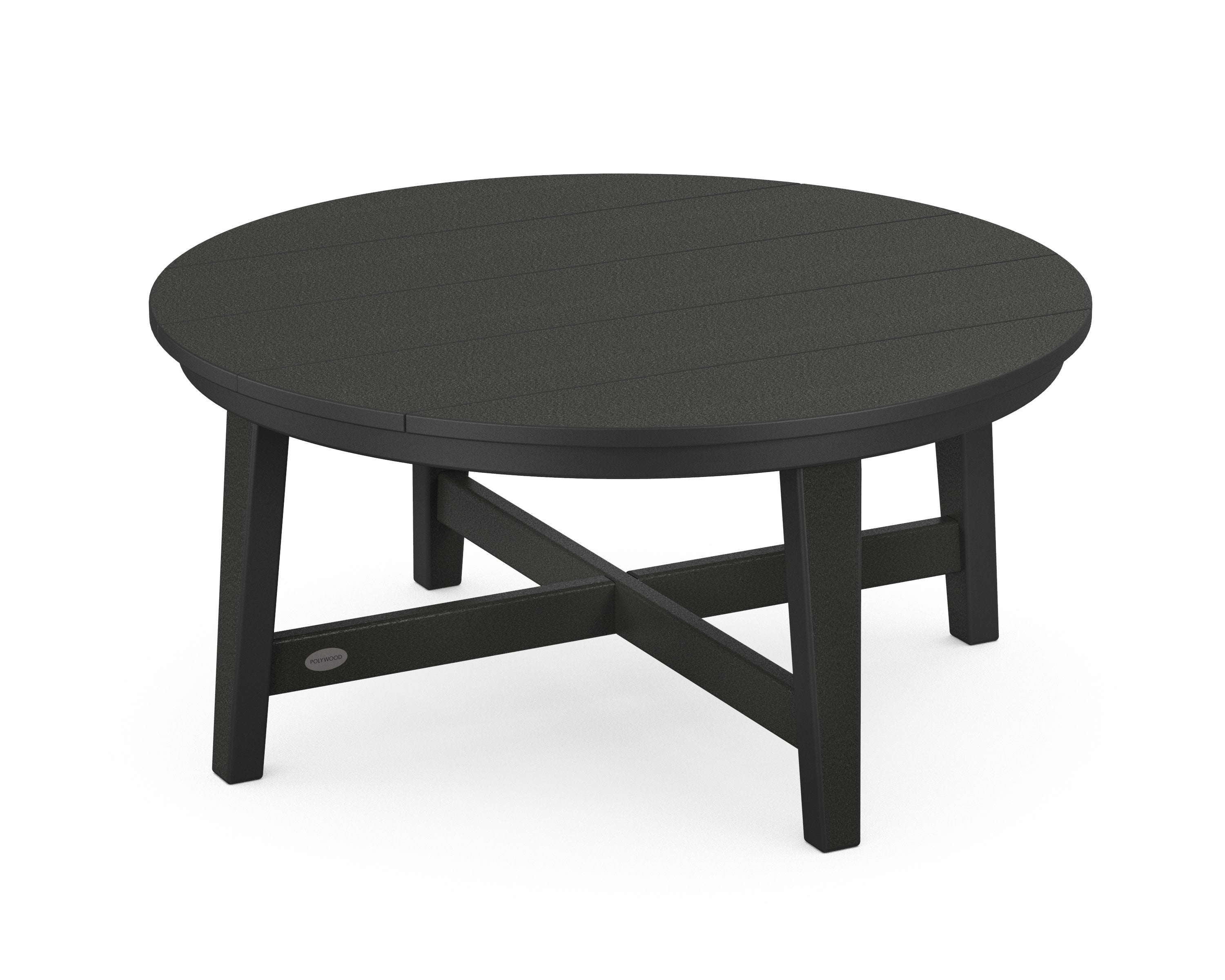 Newport 36" Round Coffee Table in Black