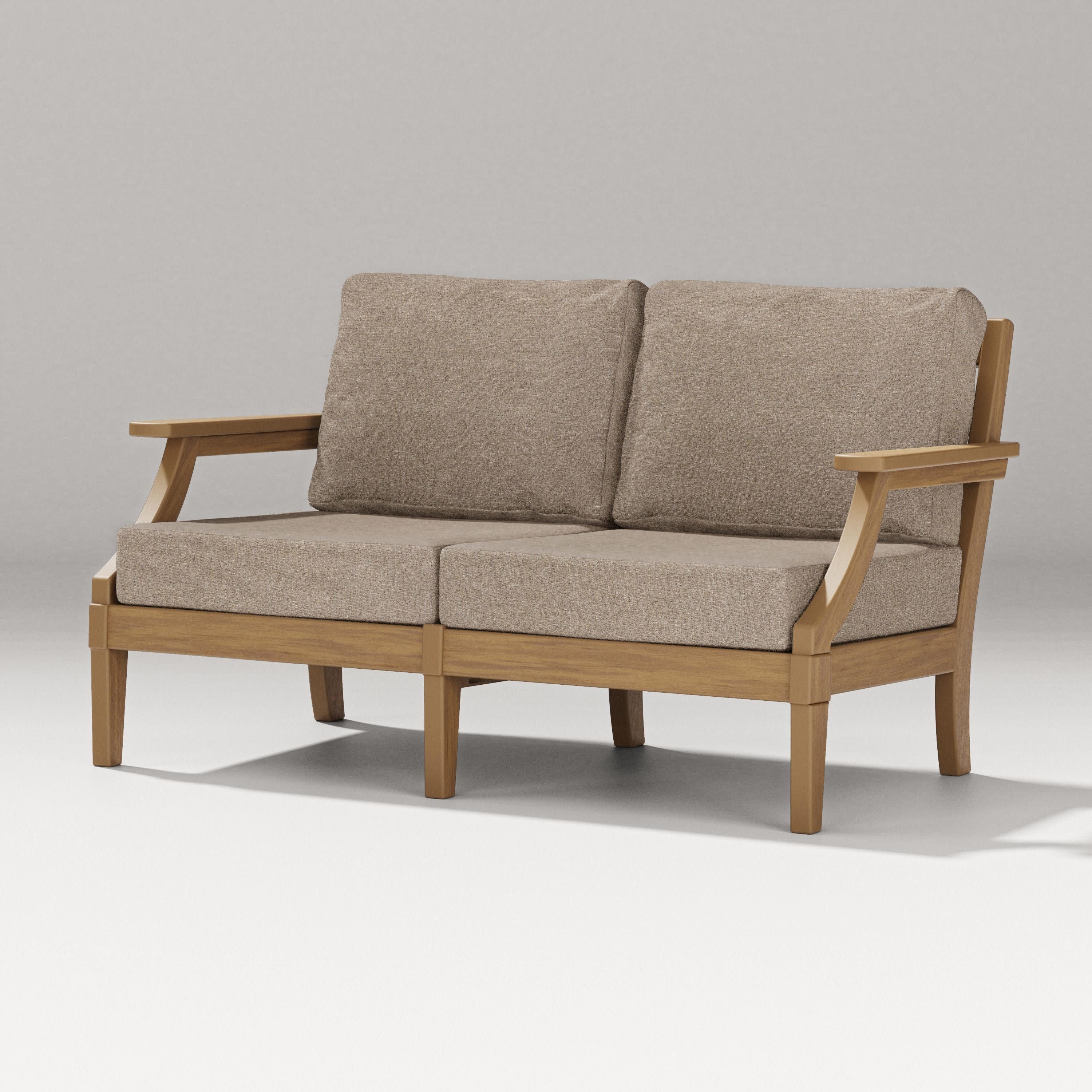 Estate Loveseat in Natural / Spiced Burlap
