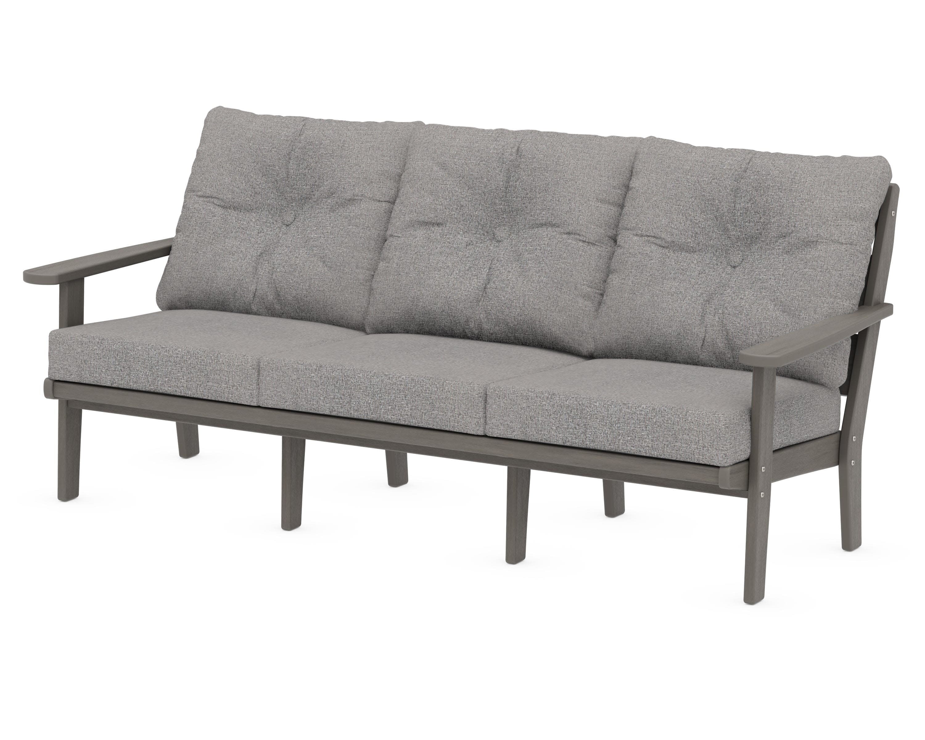 Lakeside Deep Seating Sofa in Driftwood / Grey Mist