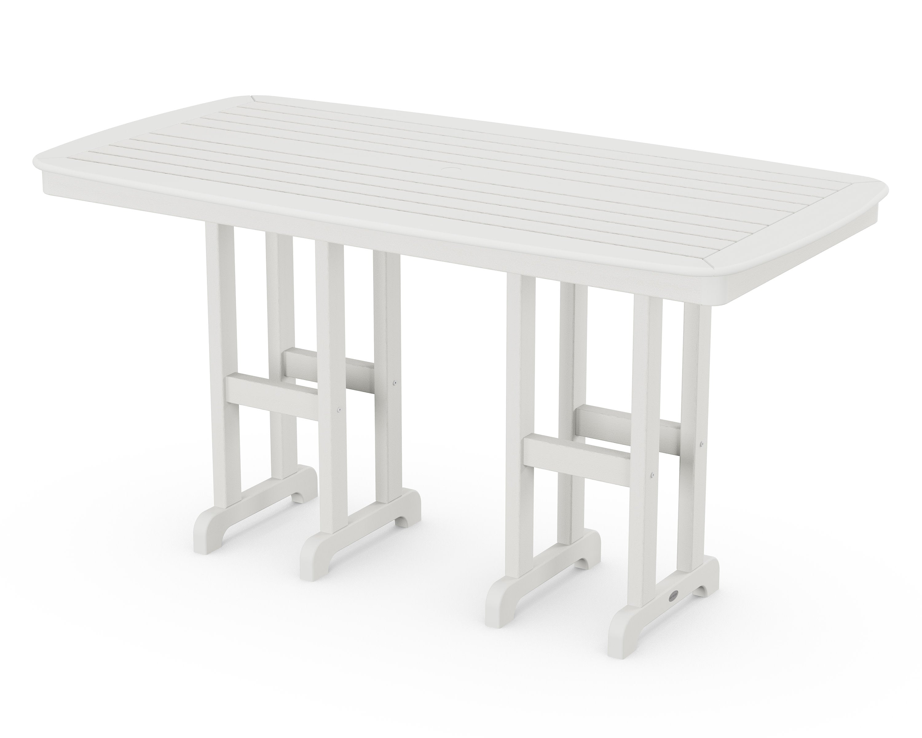 Nautical 37" x 72" Counter Table in Vintage White