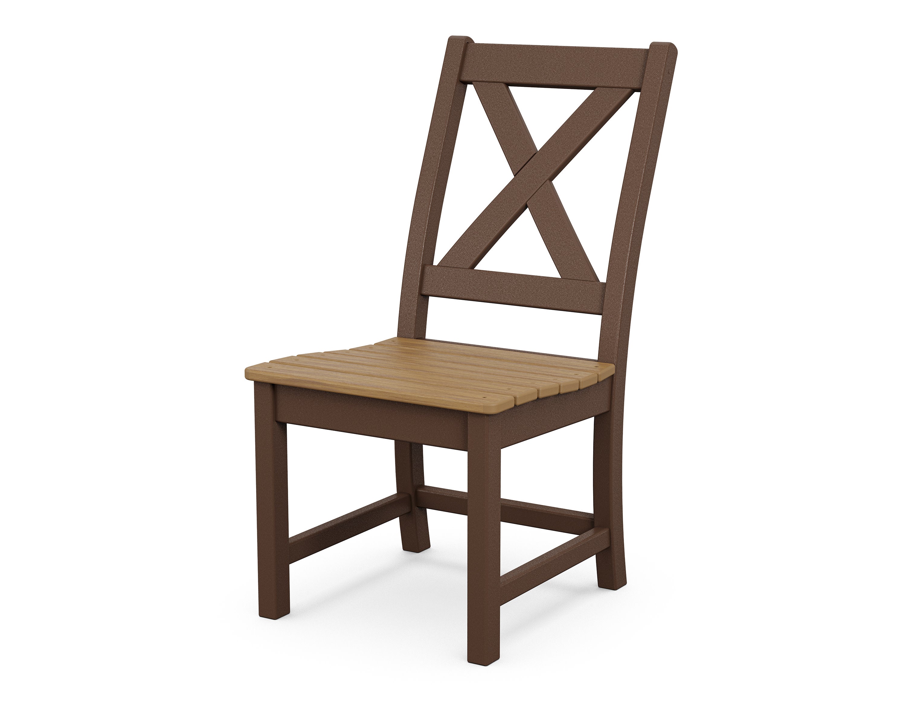 Braxton Dining Side Chair in Mahogany / Natural