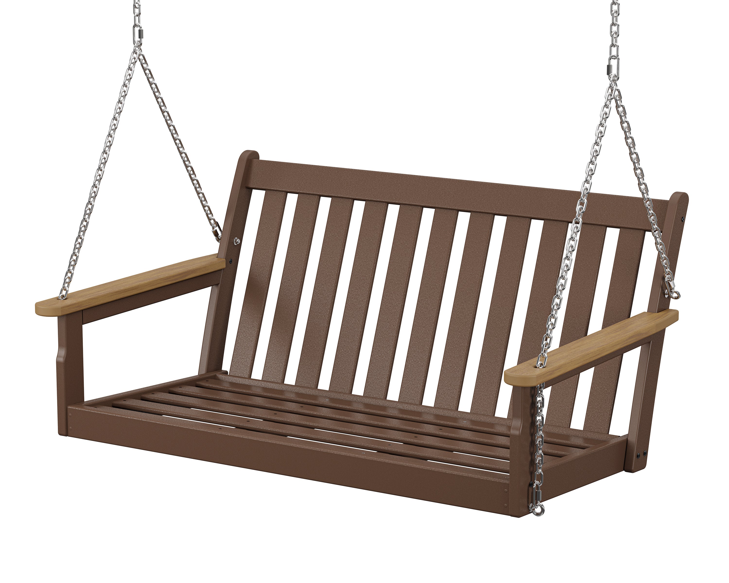 Vineyard Deep Seating Swing Frame in Mahogany / Natural