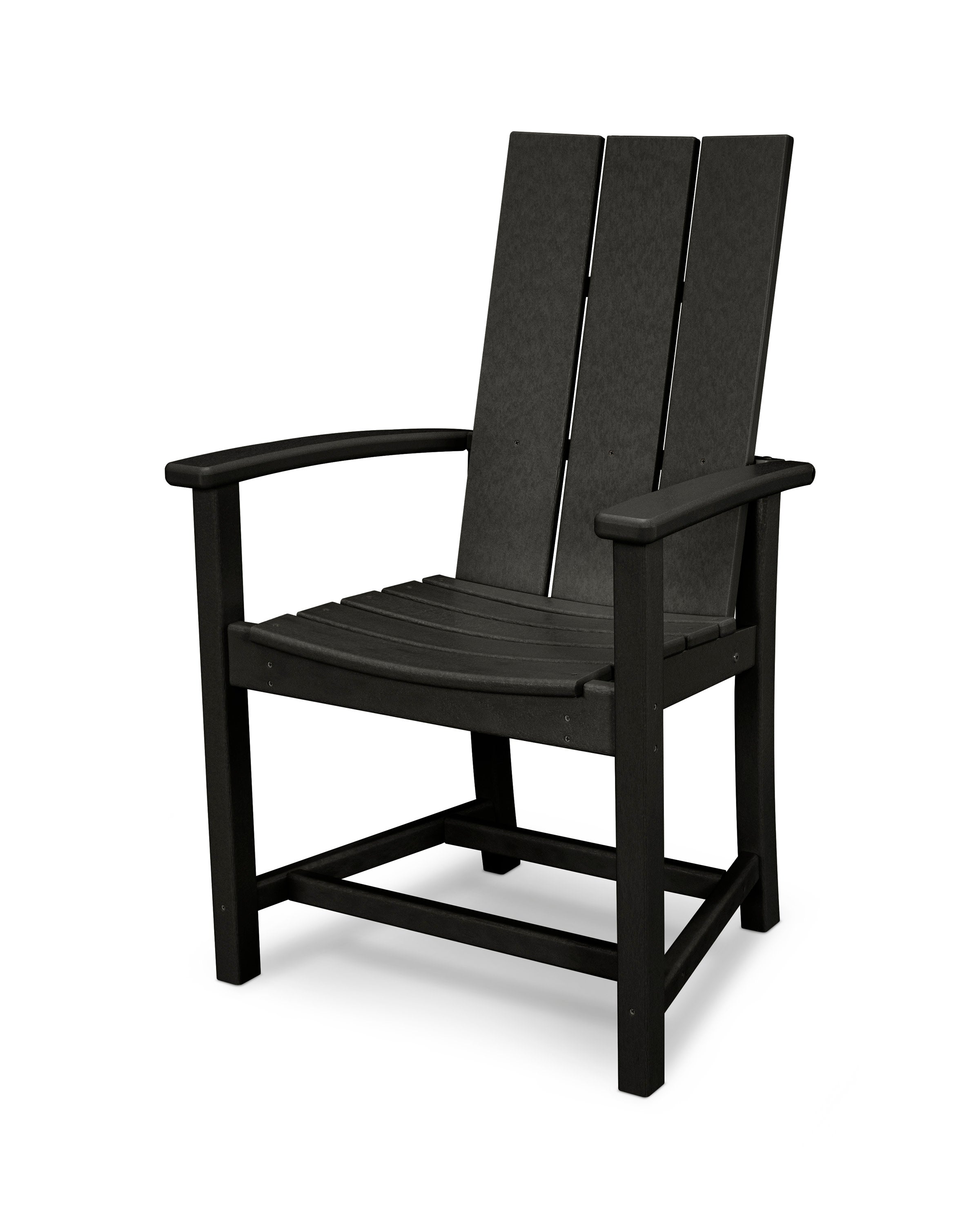 Modern Adirondack Dining Chair in Black