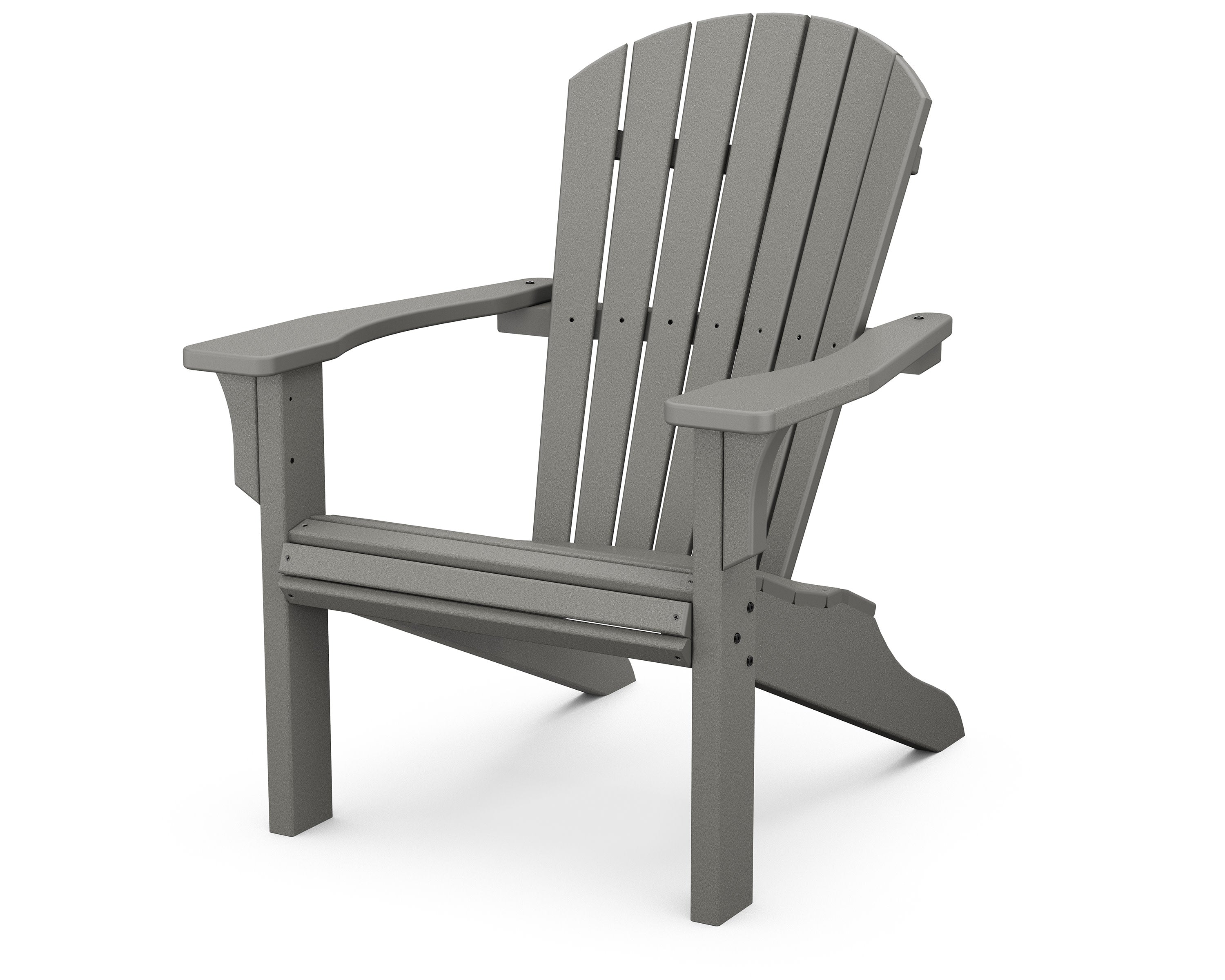 Seashell Adirondack in Slate Grey