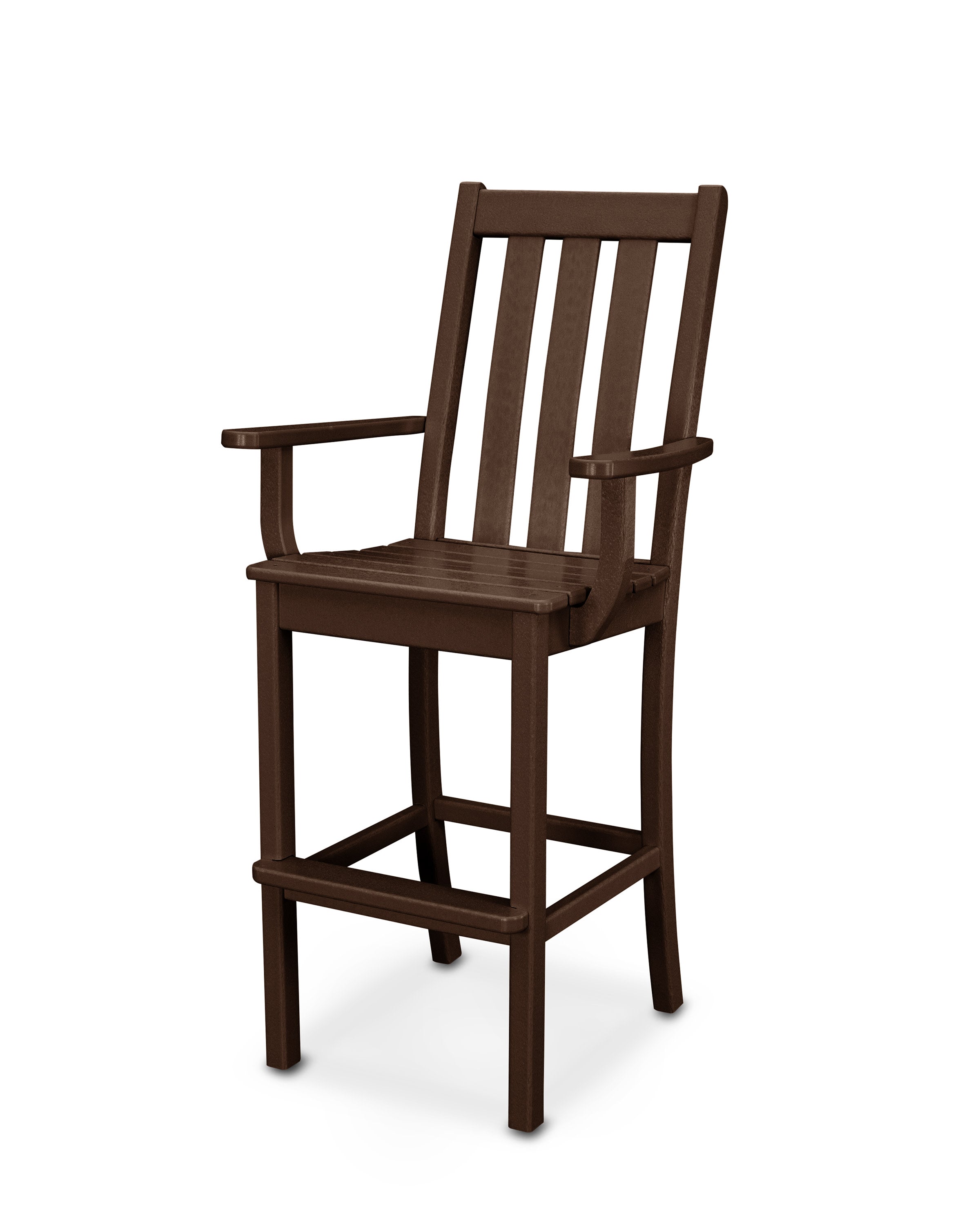 Vineyard Bar Arm Chair in Mahogany