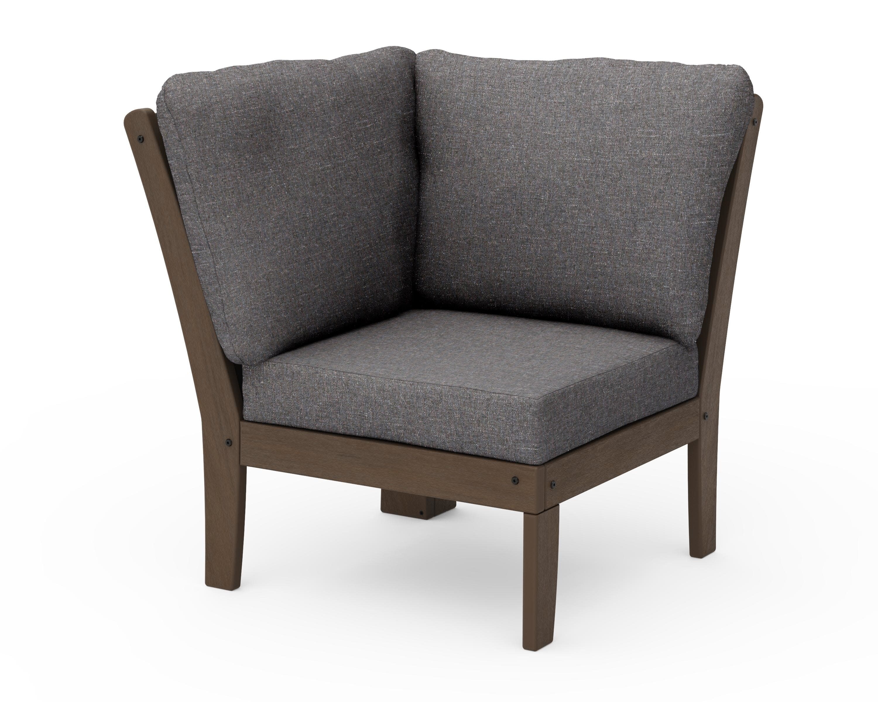 Braxton Modular Corner Chair in Kona / Ash Charcoal