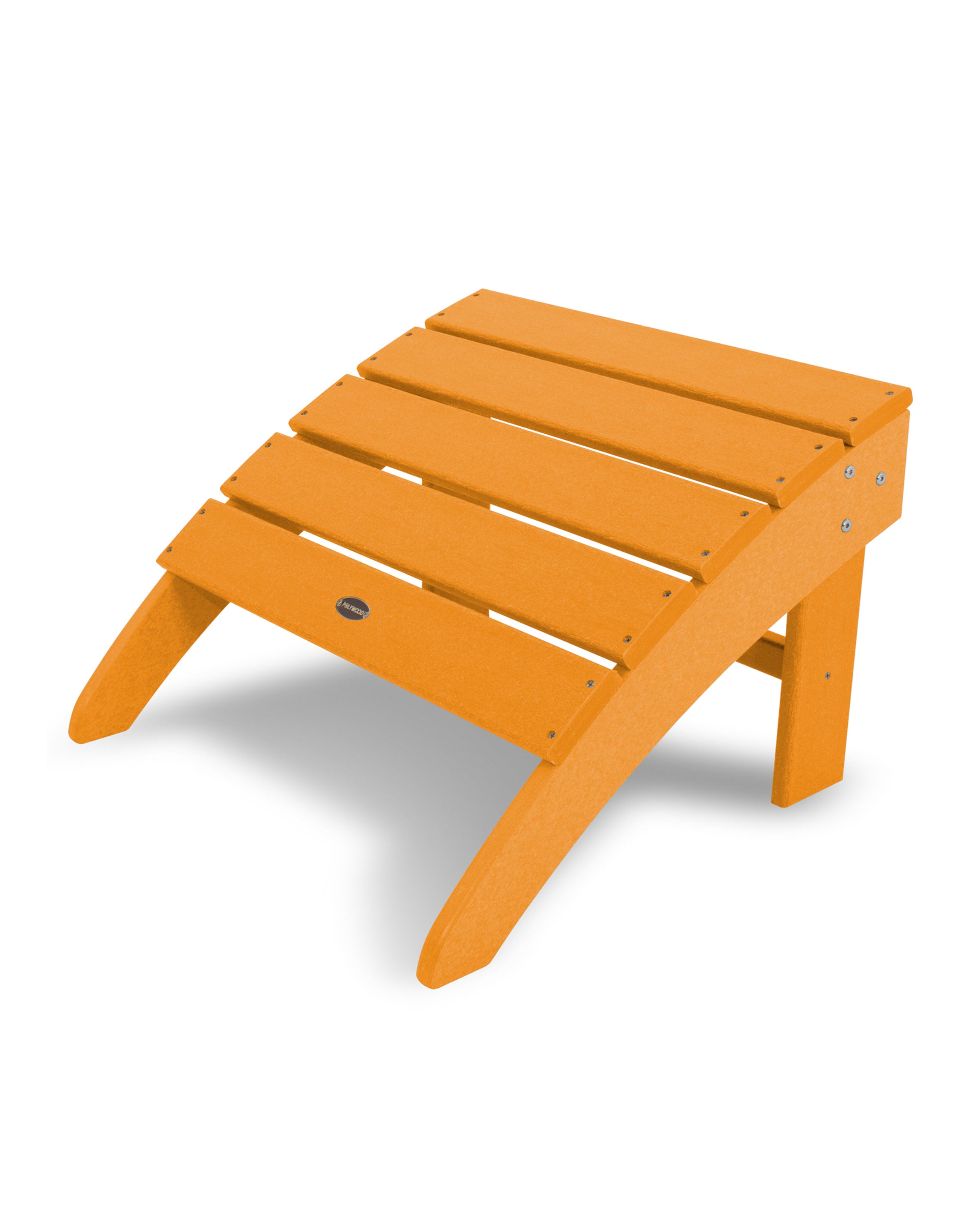 South Beach Adirondack Ottoman in Tangerine