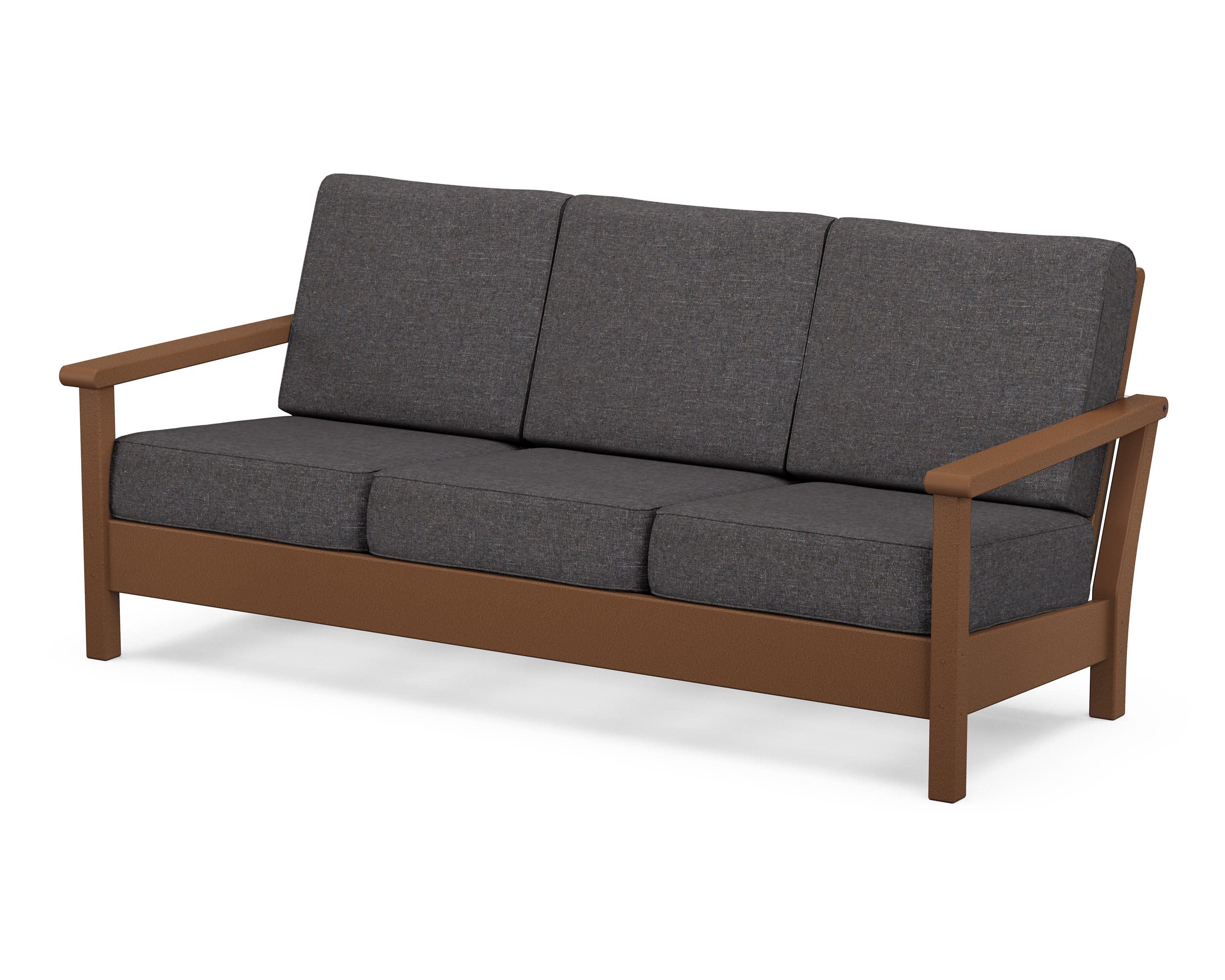 Harbour Deep Seating Sofa in Teak / Ash Charcoal