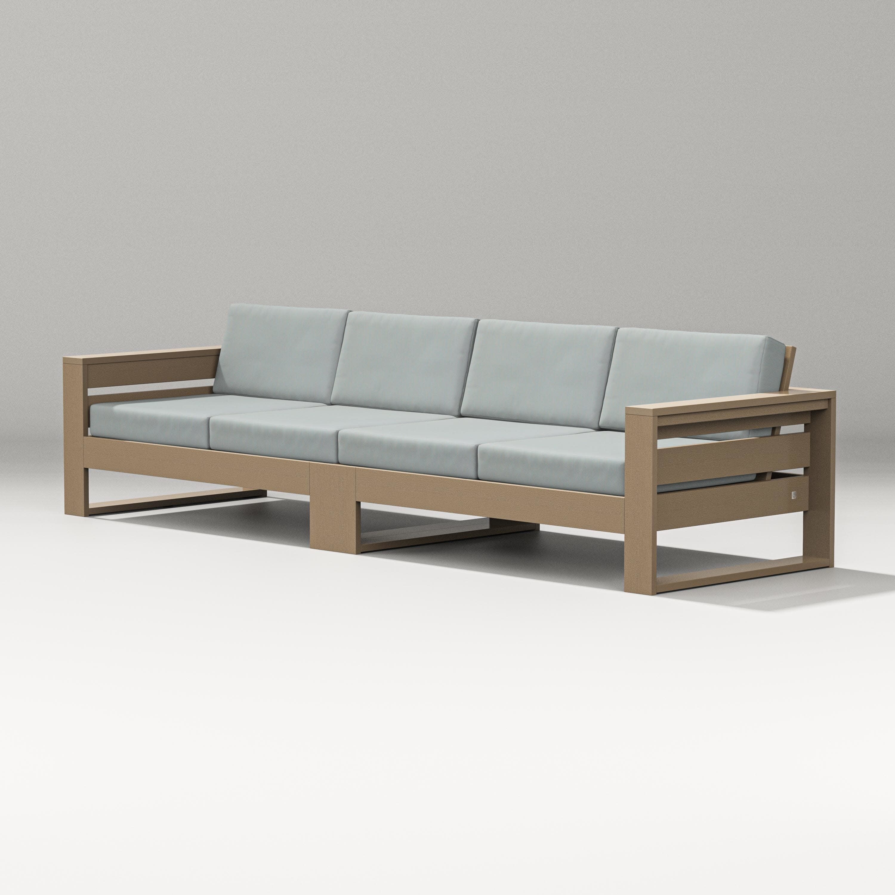 Latitude Straight Sectional in Vintage Sahara / Spa