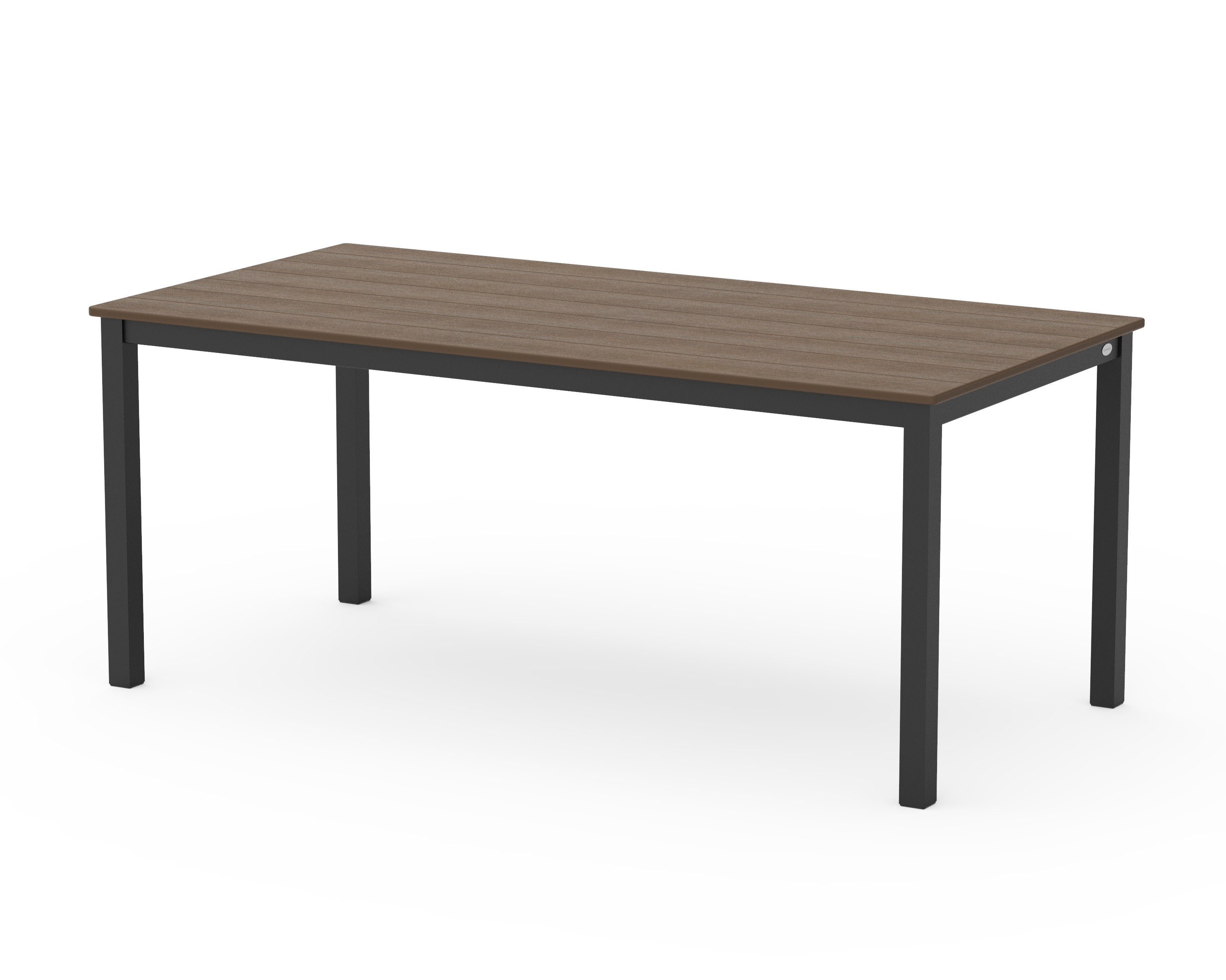 Main Street 36" x 72" Dining Table in Black / Kona