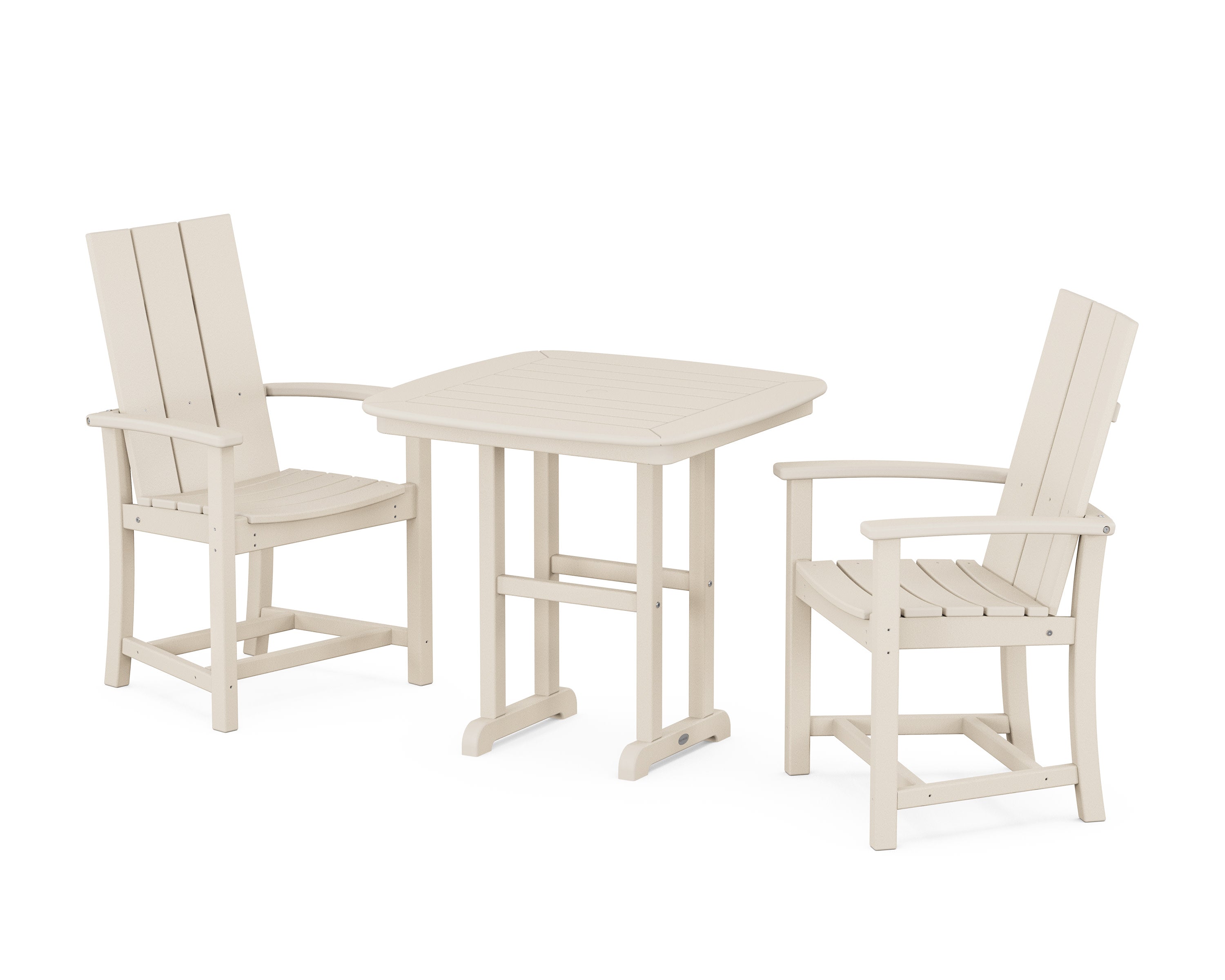 Modern Adirondack 3-Piece Dining Set in Sand