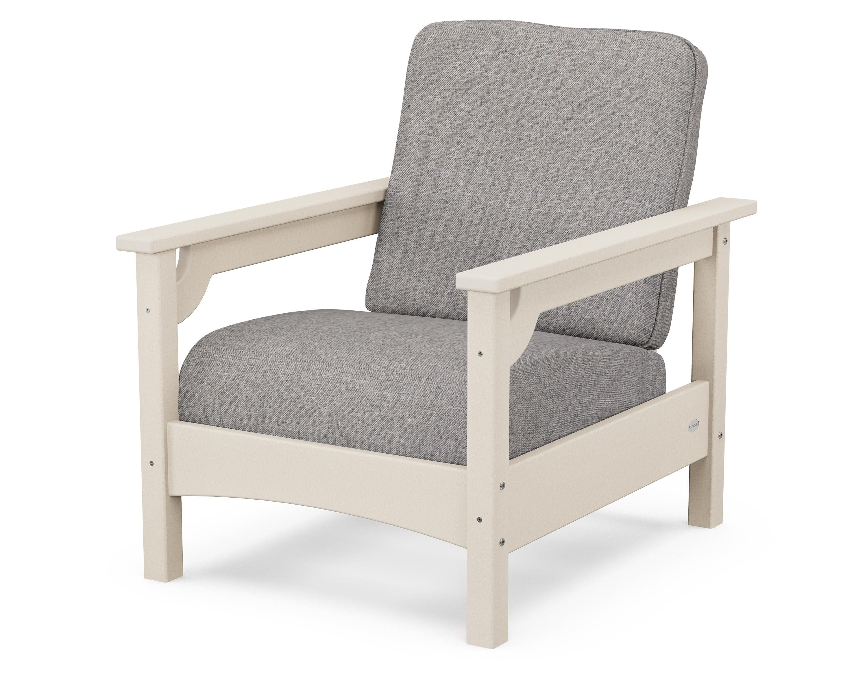 Club Chair in Sand / Grey Mist