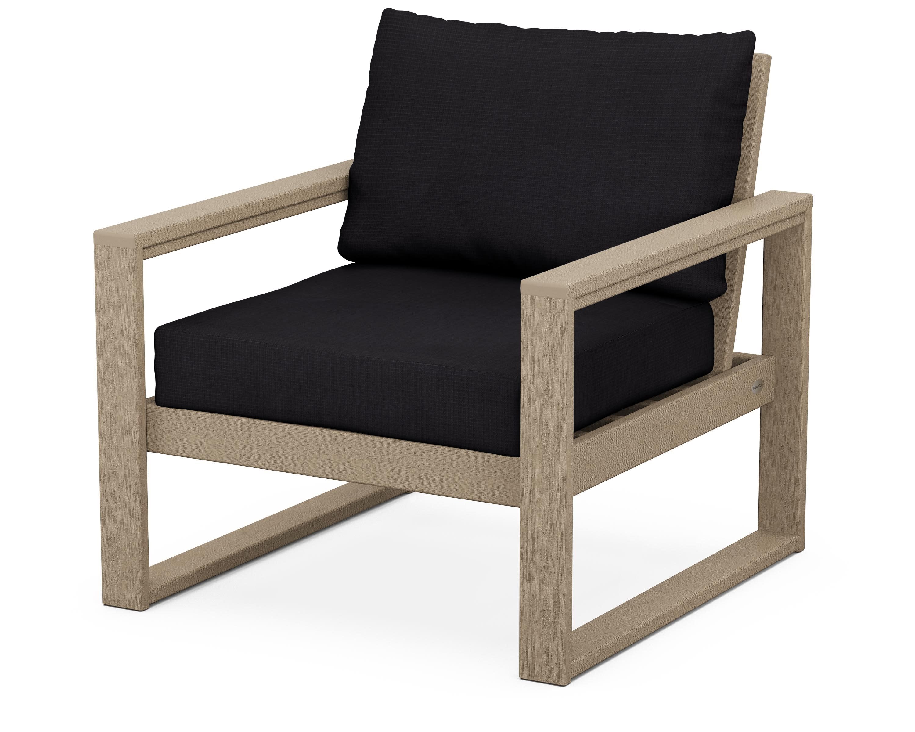 EDGE Club Chair in Vintage Sahara / Midnight Linen