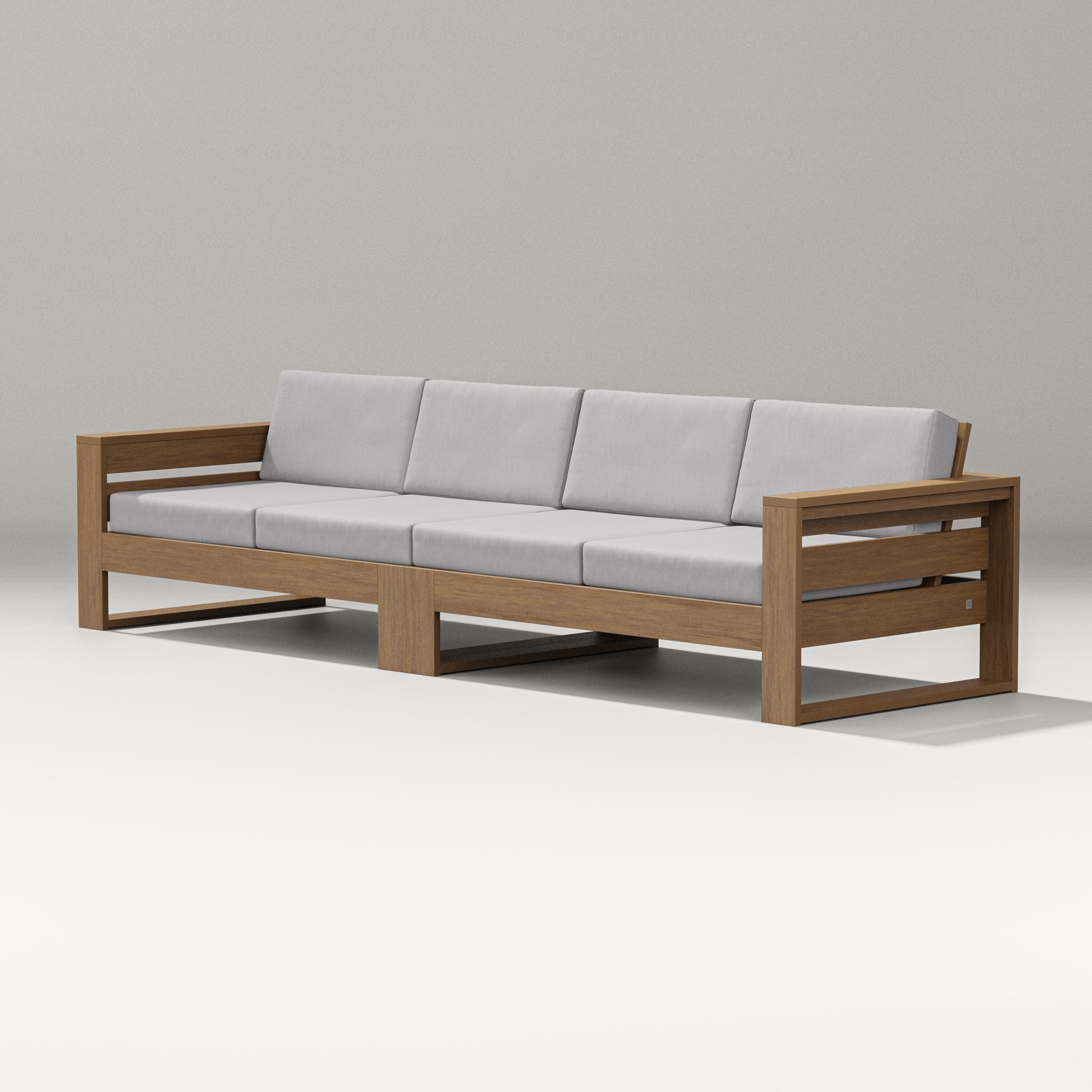 Latitude Straight Sectional in Natural / Granite